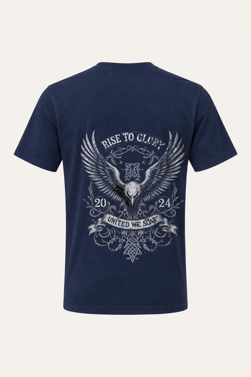"Rise To Glory" Heavyweight Unisex Crewneck T-shirt | Gildan 5000