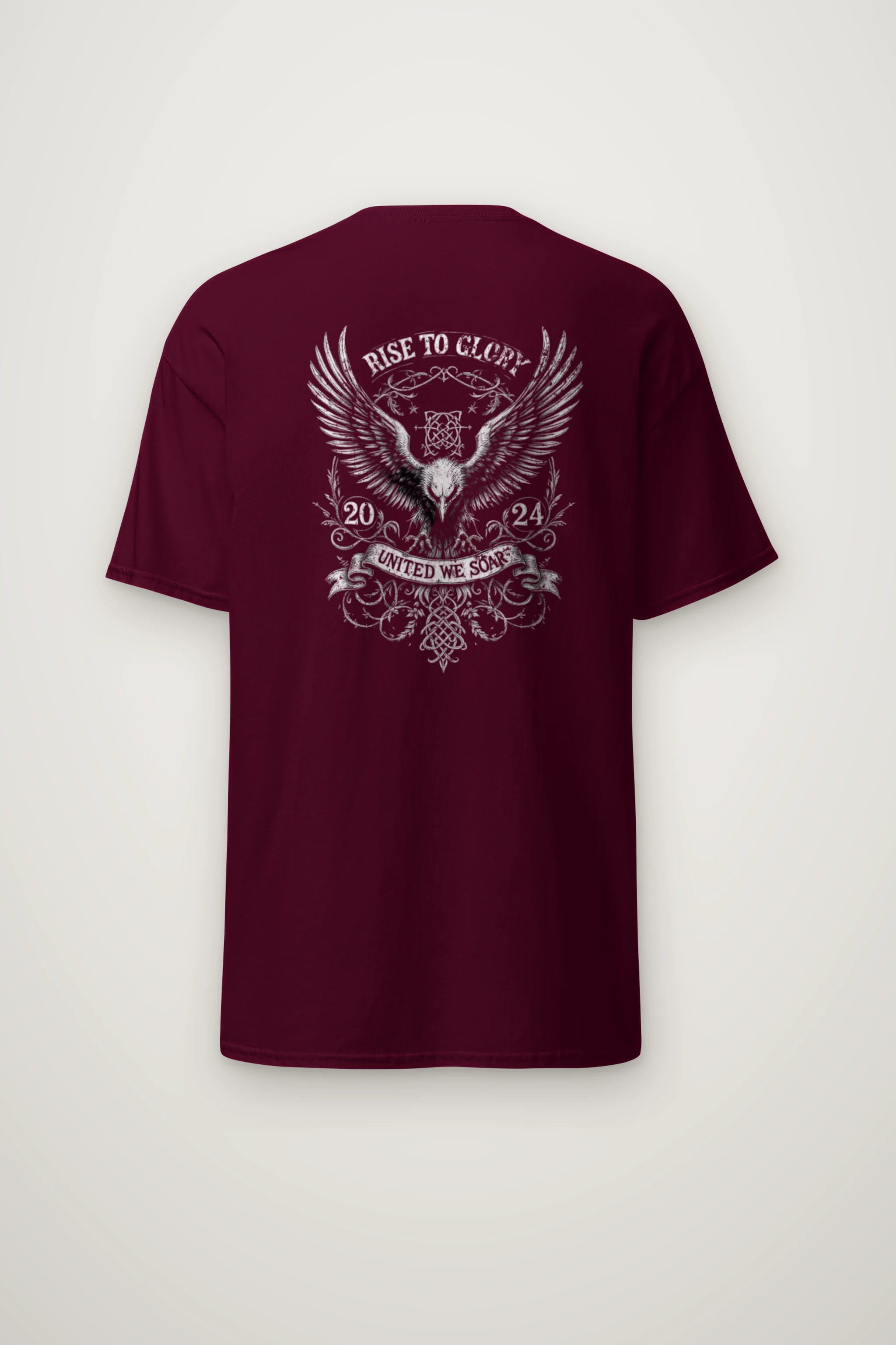 "Rise To Glory" Heavyweight Unisex Crewneck T-shirt
