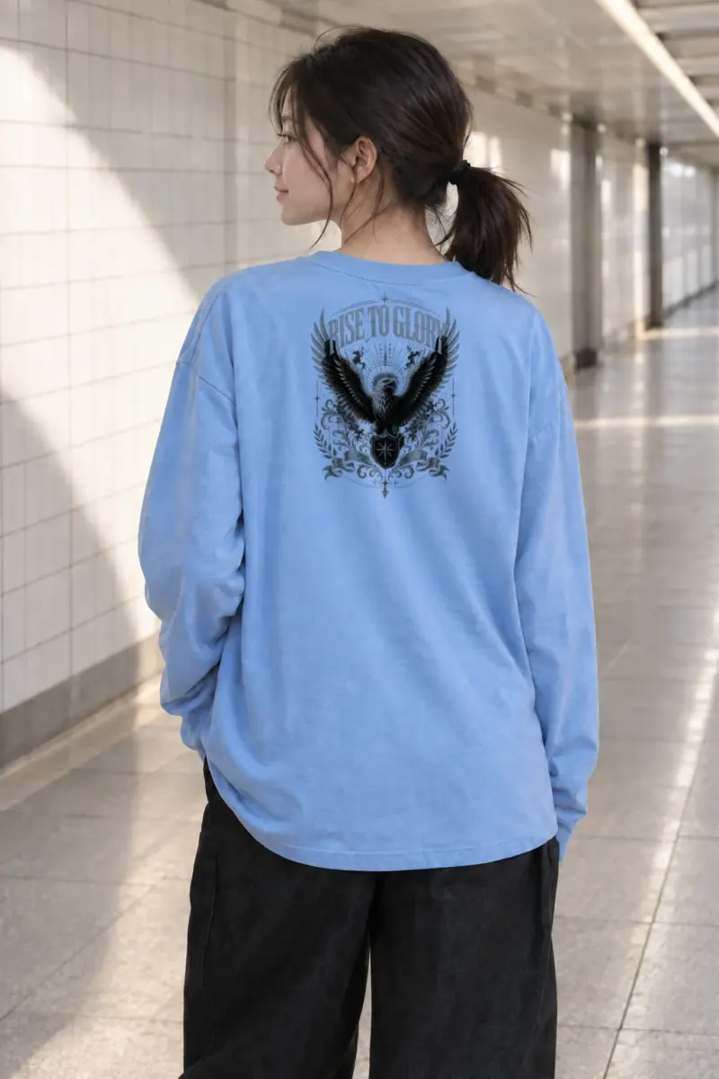 "Rise To Glory" Unisex Longsleeve T-shirt | Gildan 2400