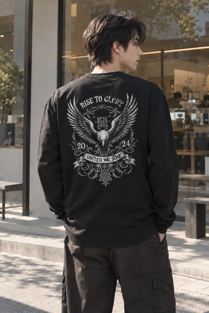 "Rise To Glory" Unisex Longsleeve T-shirt | Gildan 2400
