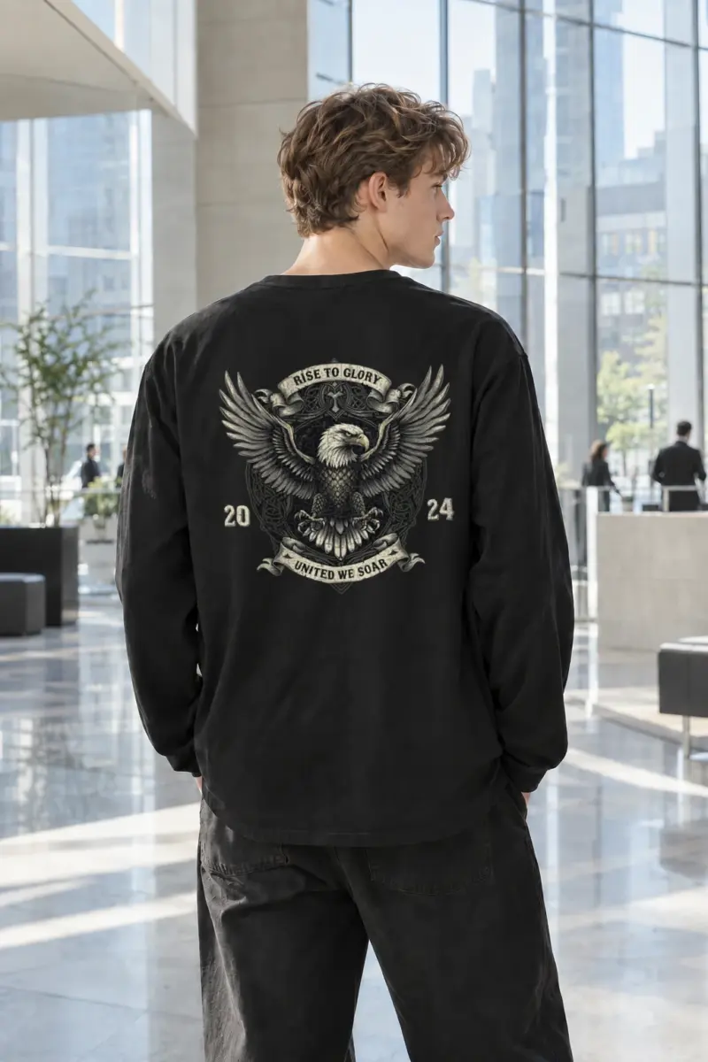 “Rise To Glory” Unisex Longsleeve T-shirt | Gildan 2400