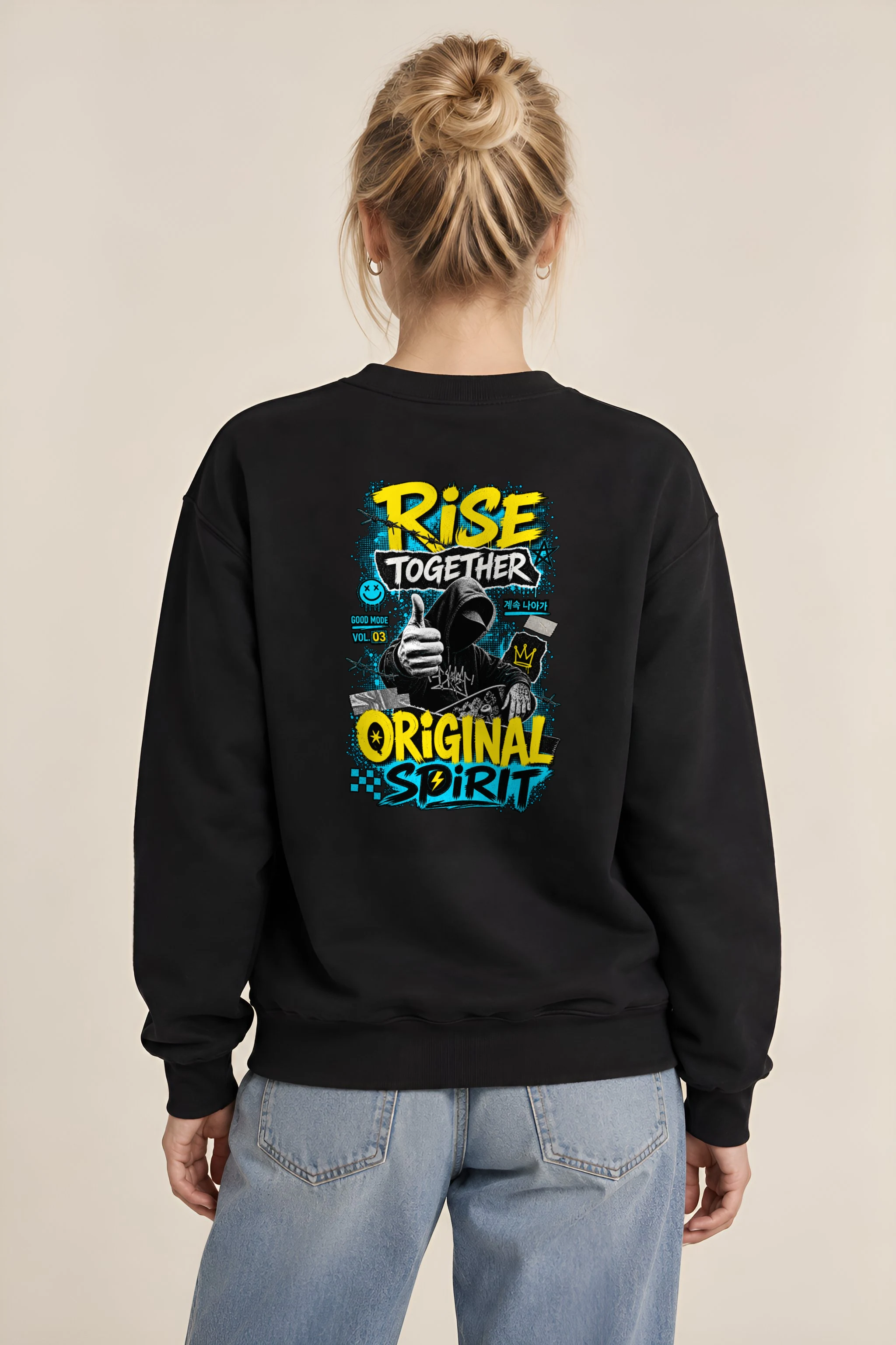 "Rise Together" Unisex Crewneck Sweatshirt