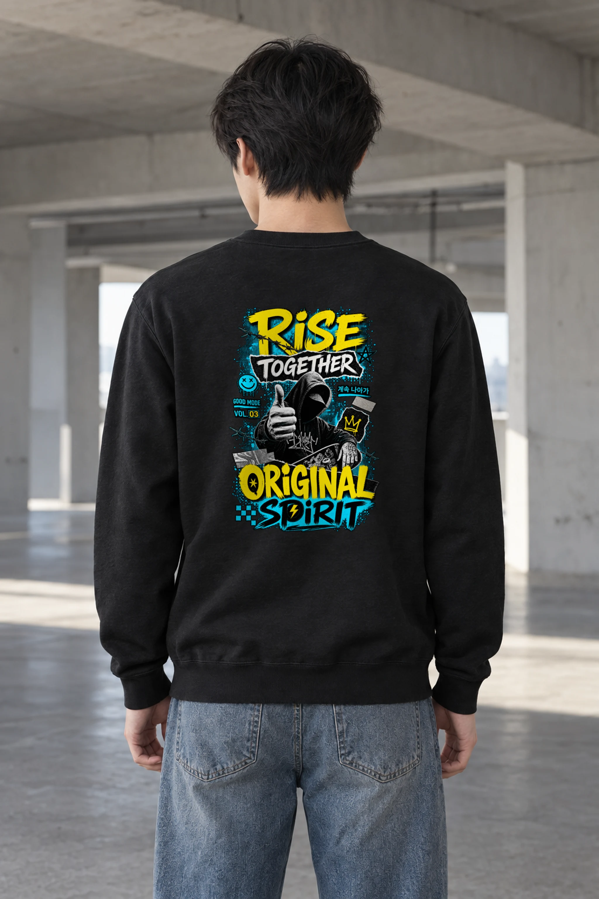 "Rise Together" Heavy Blend Unisex Crewneck Sweatshirt