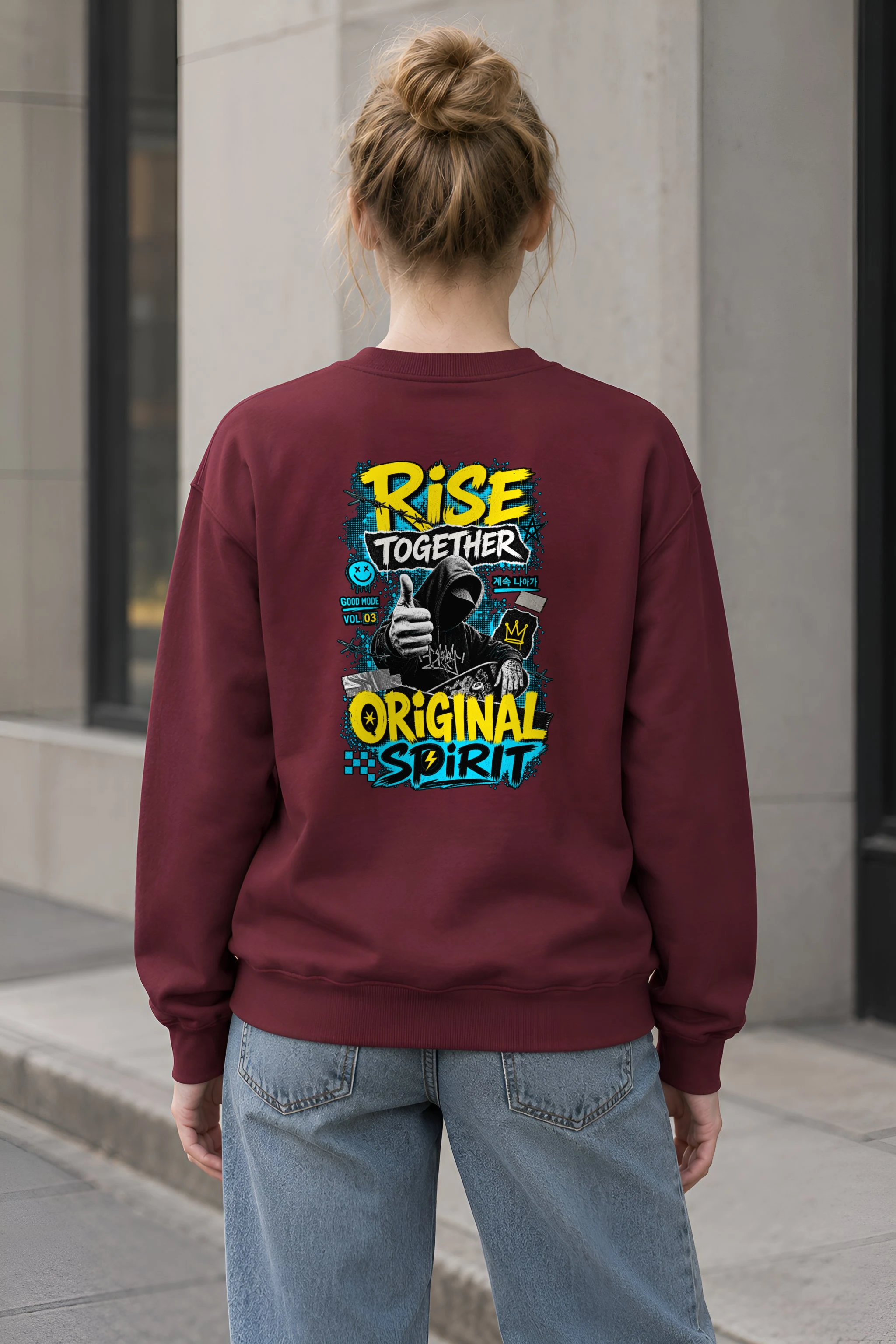 "Rise Together" Unisex Crewneck Sweatshirt