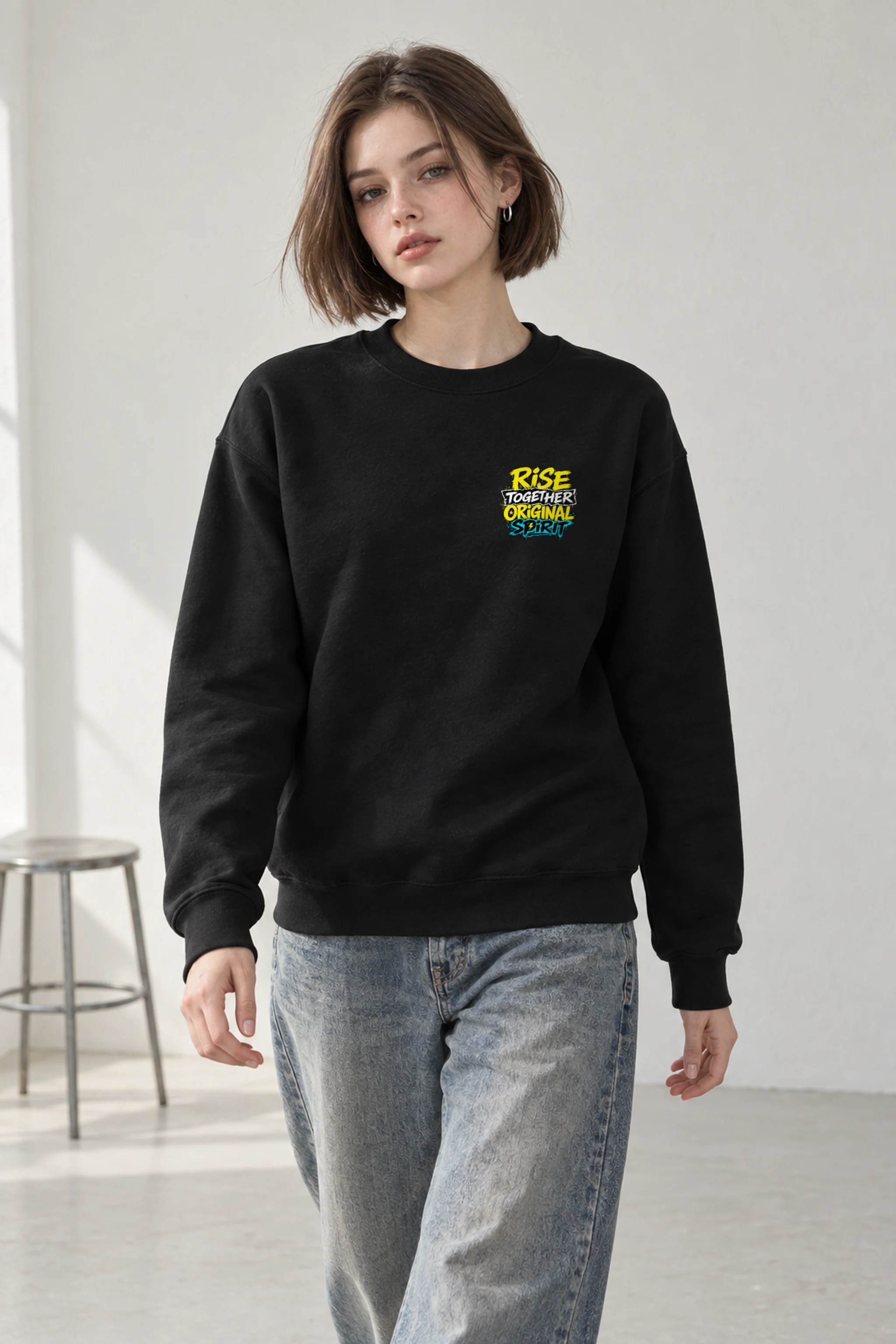 "Rise Together" Heavy Blend Unisex Crewneck Sweatshirt