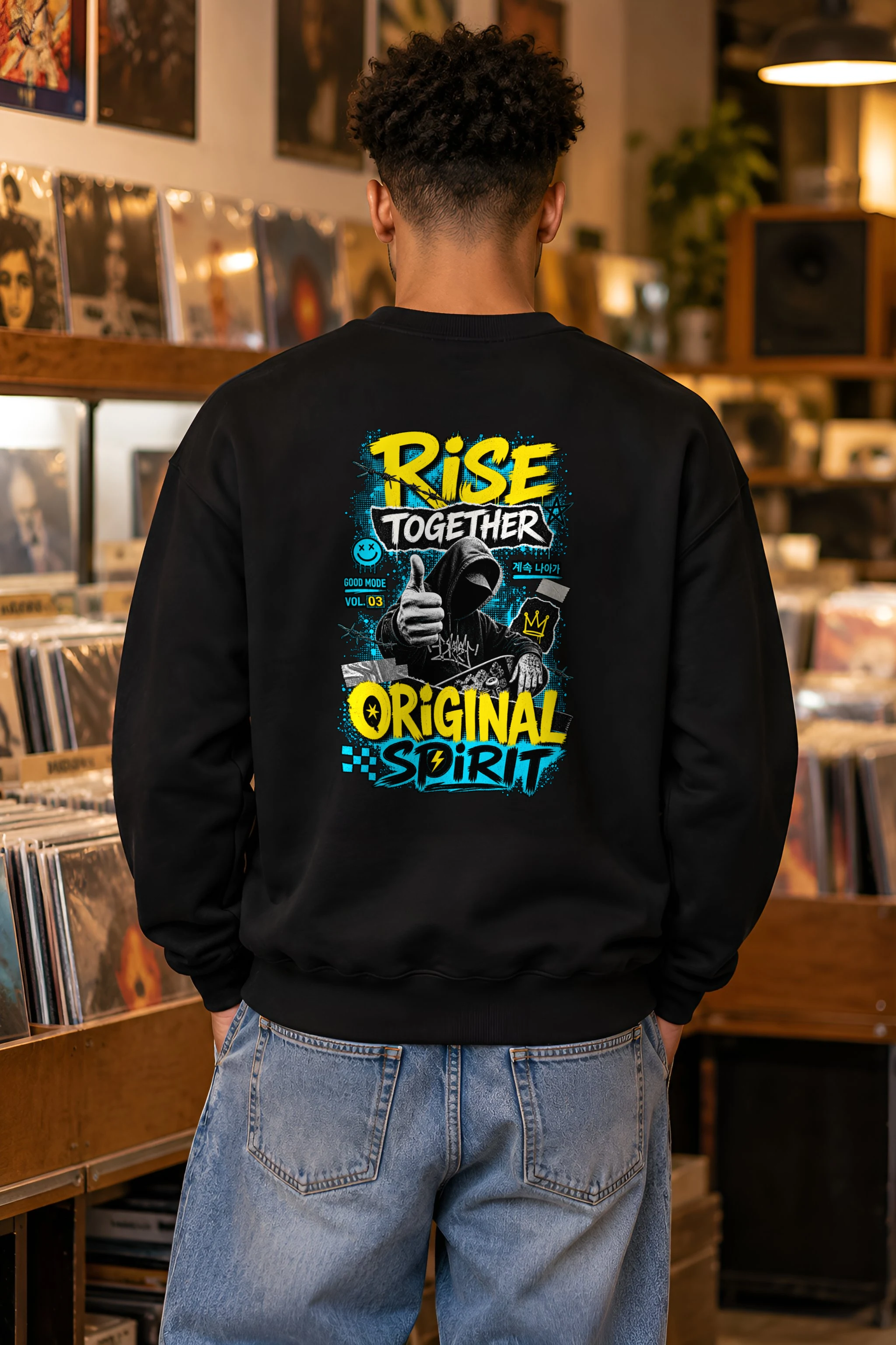 "Rise Together" Unisex Crewneck Sweatshirt
