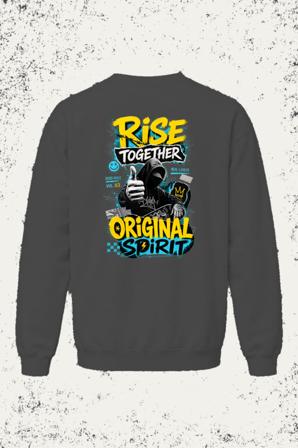 "Rise Together" Heavy Blend Unisex Crewneck Sweatshirt | Gildan 18000