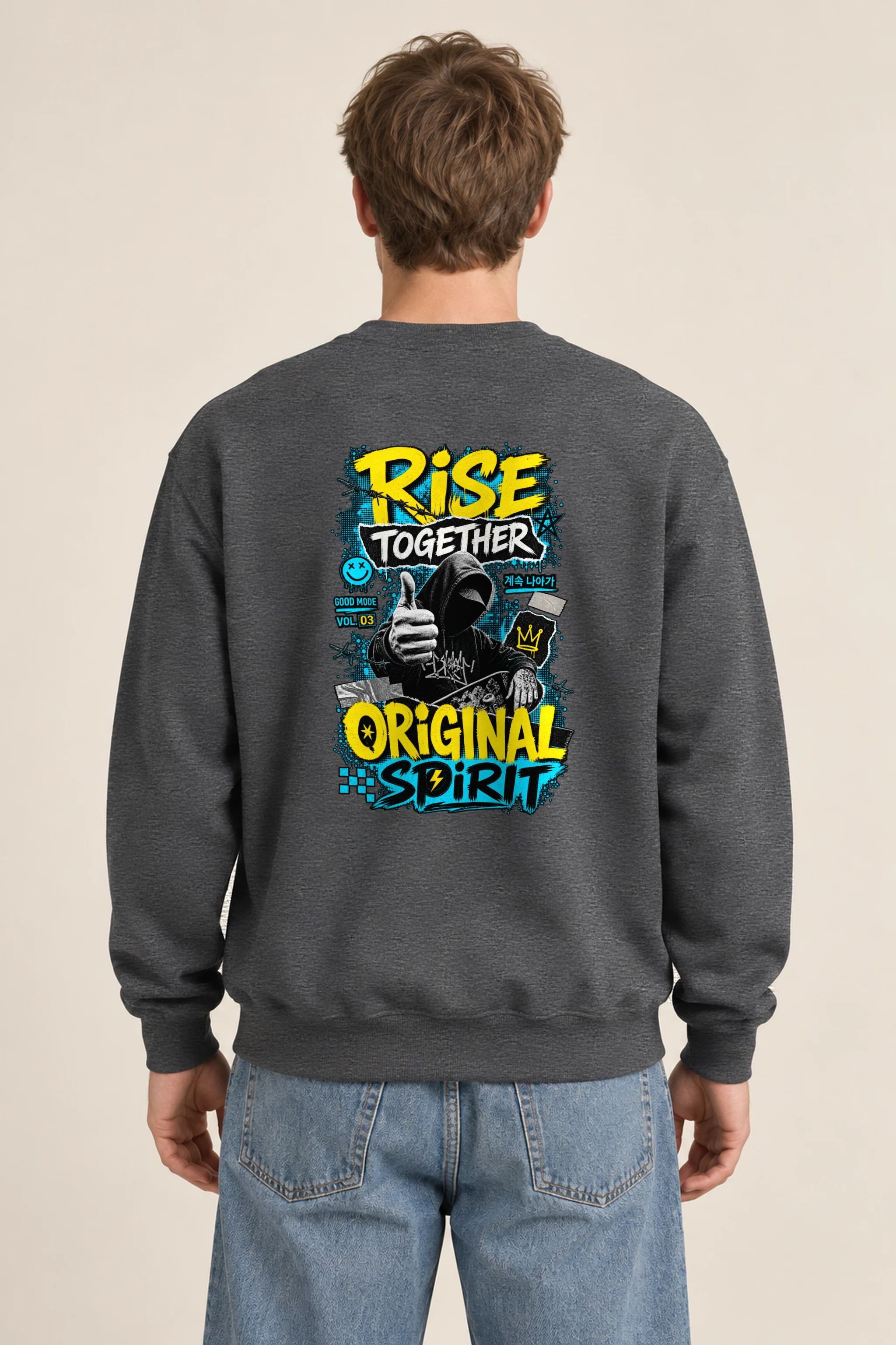 "Rise Together" Unisex Crewneck Sweatshirt