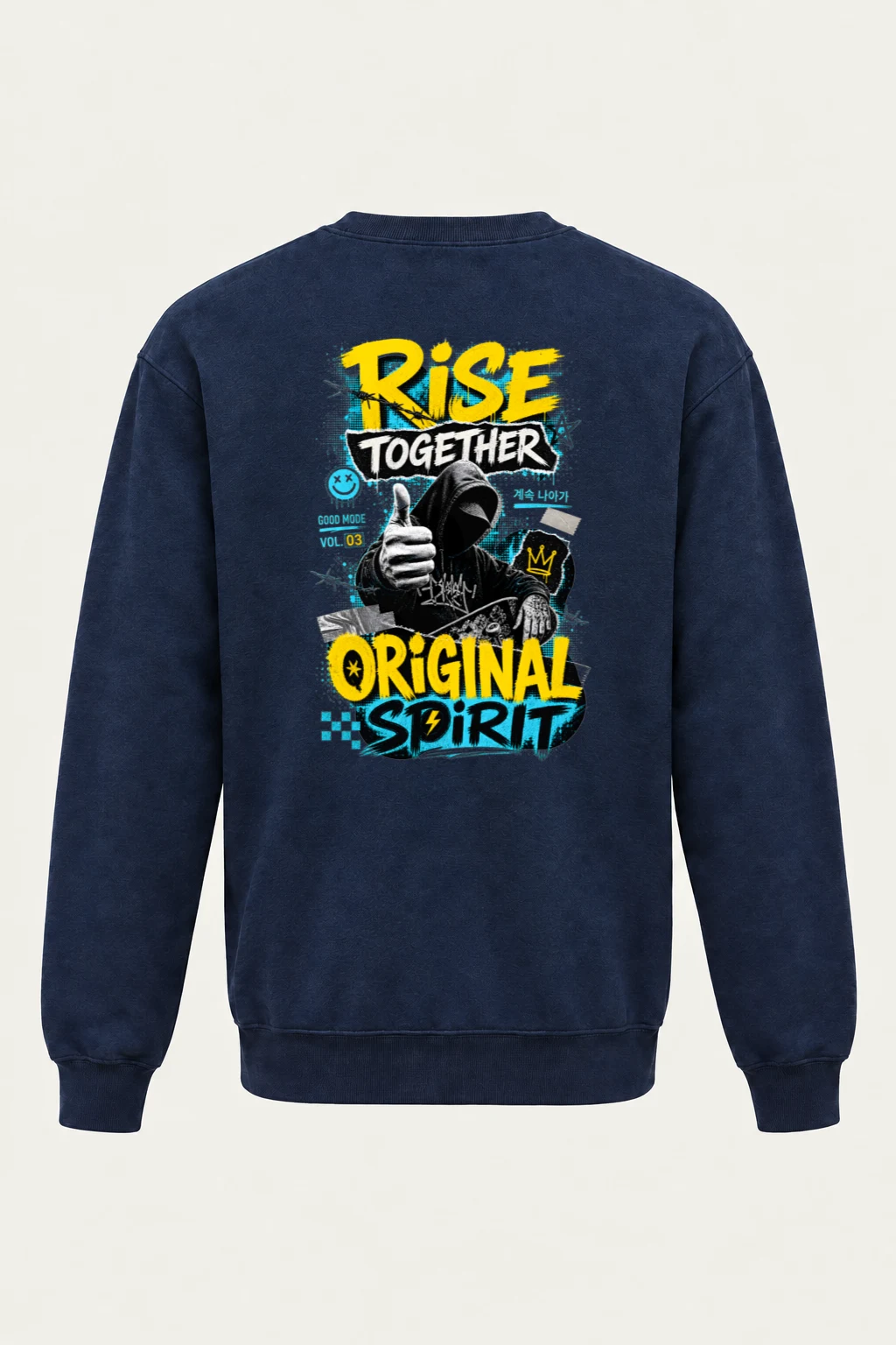 "Rise Together" Heavy Blend Unisex Crewneck Sweatshirt | Gildan 18000