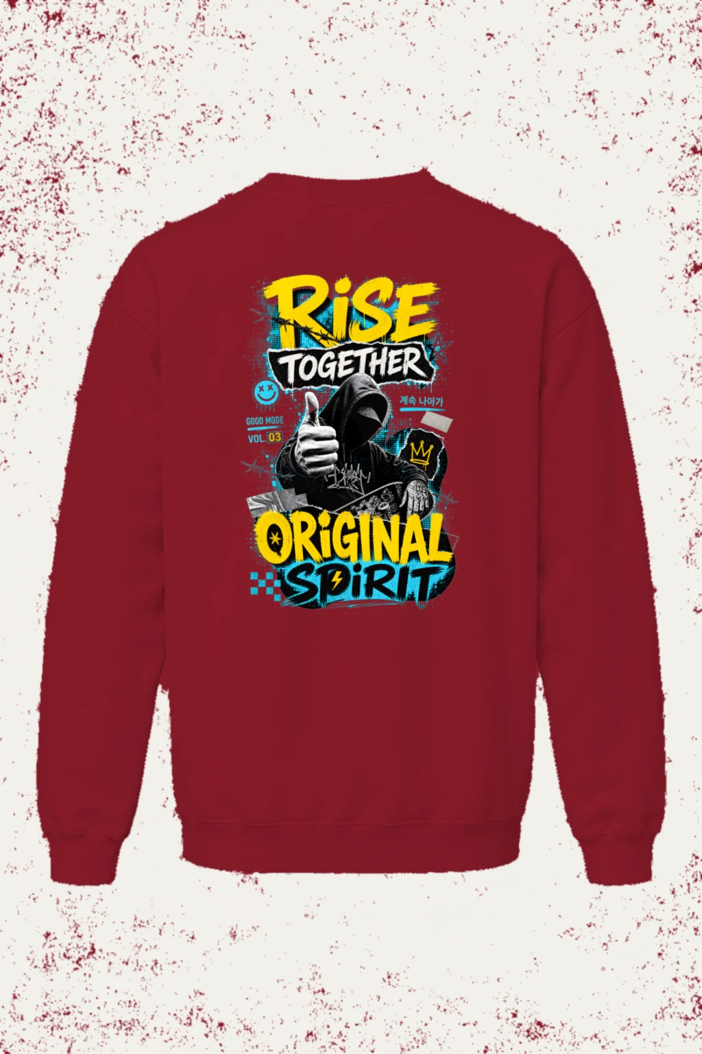 "Rise Together" Heavy Blend Unisex Crewneck Sweatshirt | Gildan 18000