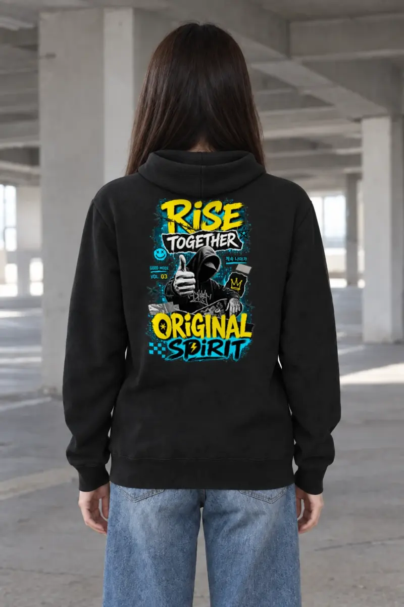 "Rise Together" Heavy Blend Unisex Pullover Hoodie
