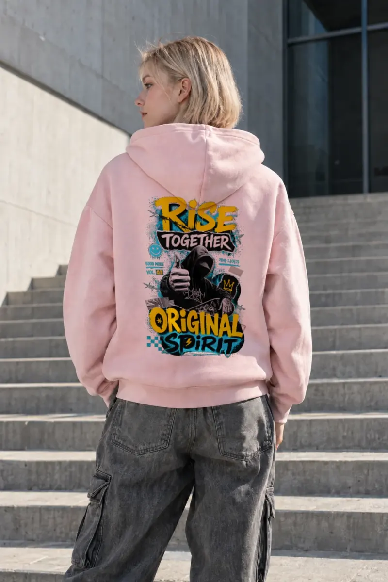 "Rise Together" Heavy Blend Unisex Pullover Hoodie | Gildan 18500