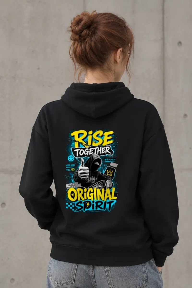 "Rise Together" Heavy Blend Unisex Pullover Hoodie