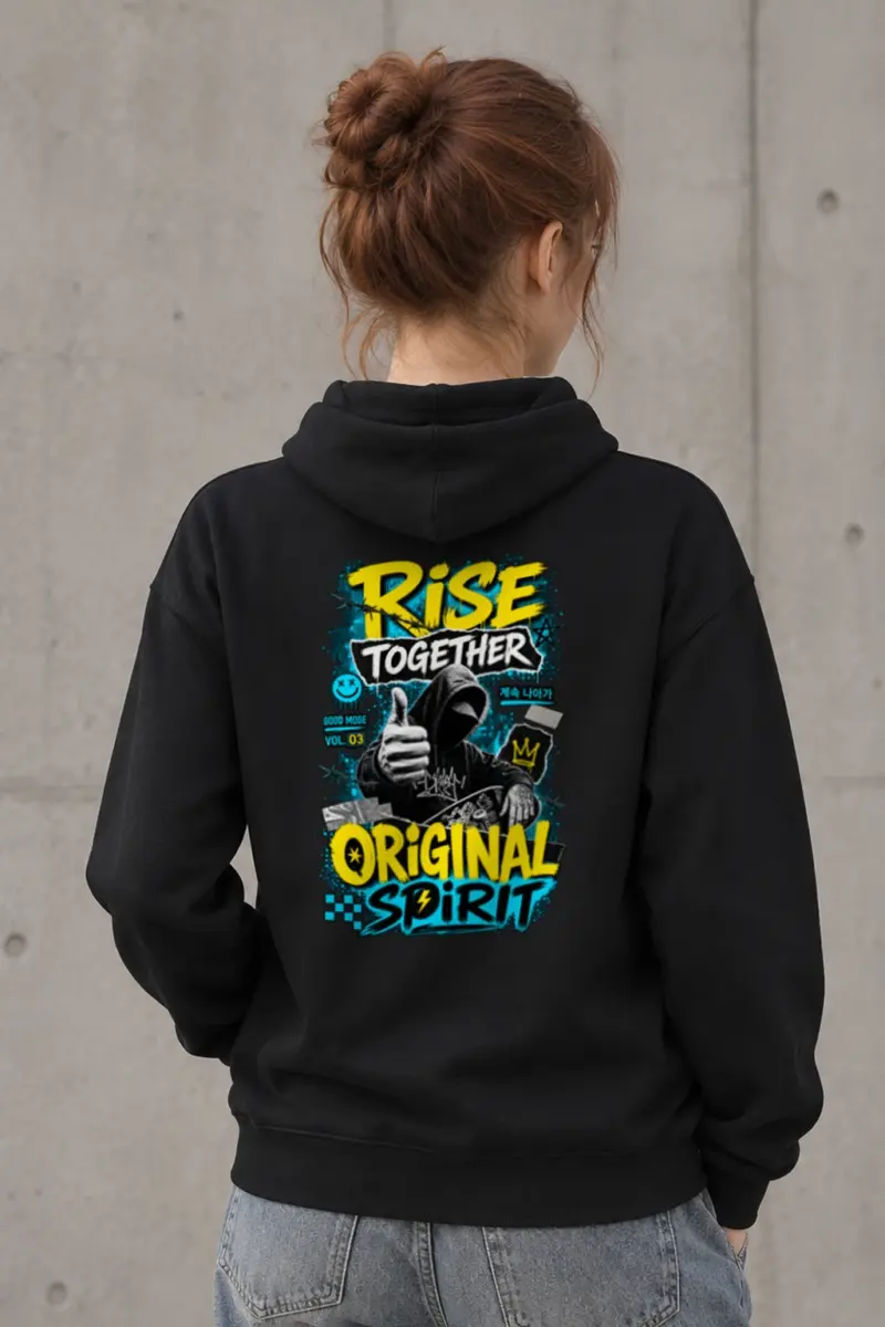 "Rise Together" Heavy Blend Unisex Pullover Hoodie