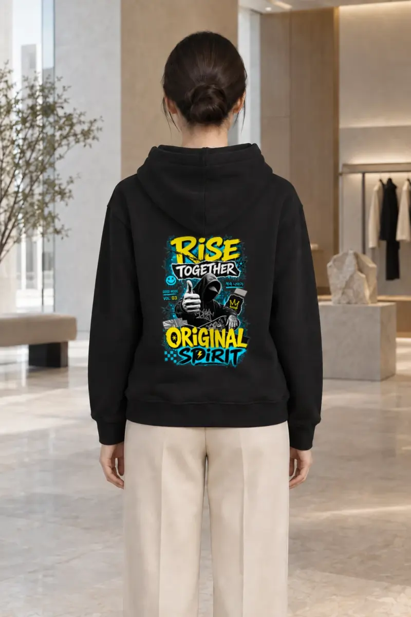 "Rise Together" Heavy Blend Unisex Pullover Hoodie | Gildan 18500