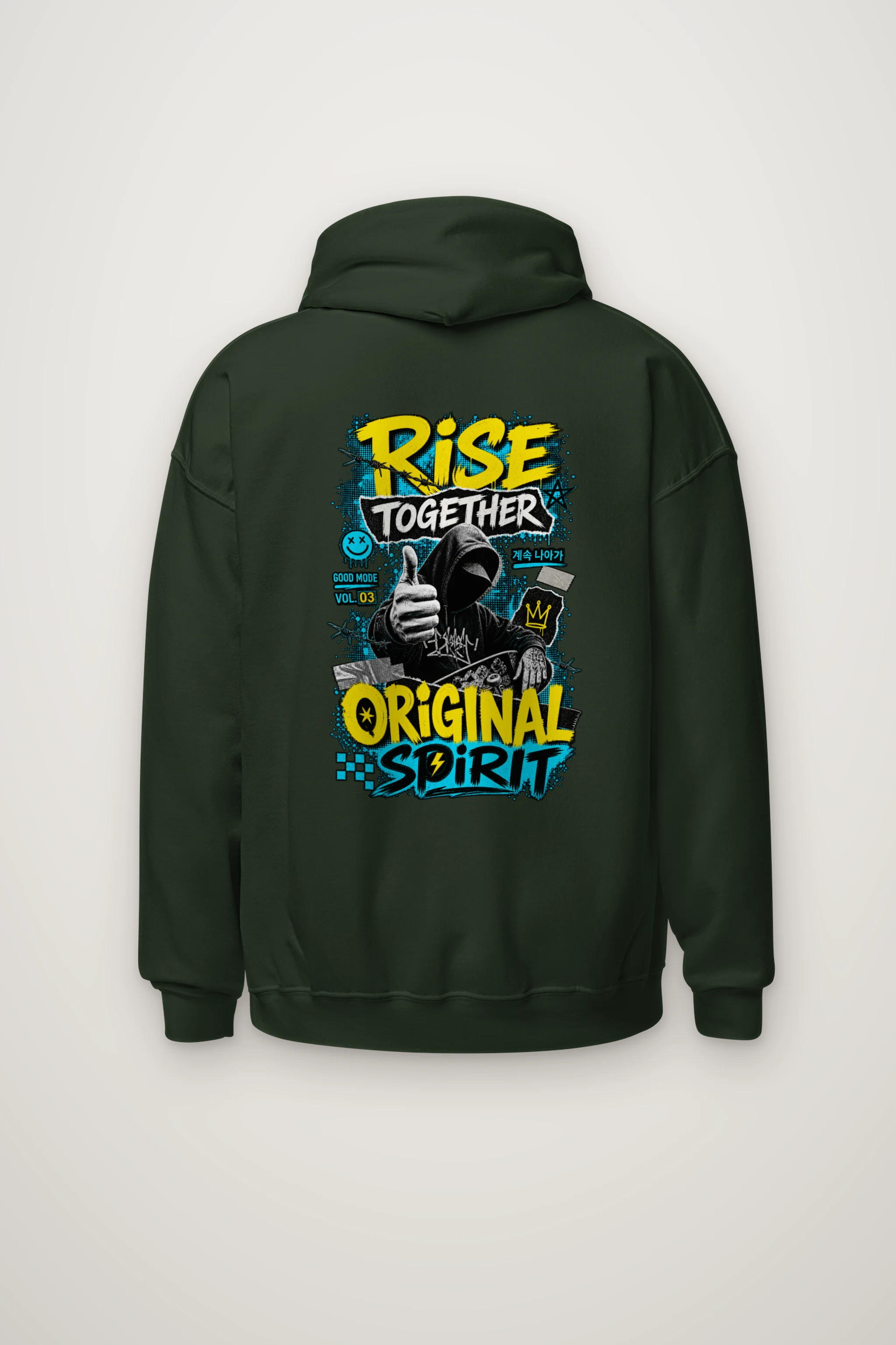 "Rise Together" Heavy Blend Unisex Pullover Hoodie