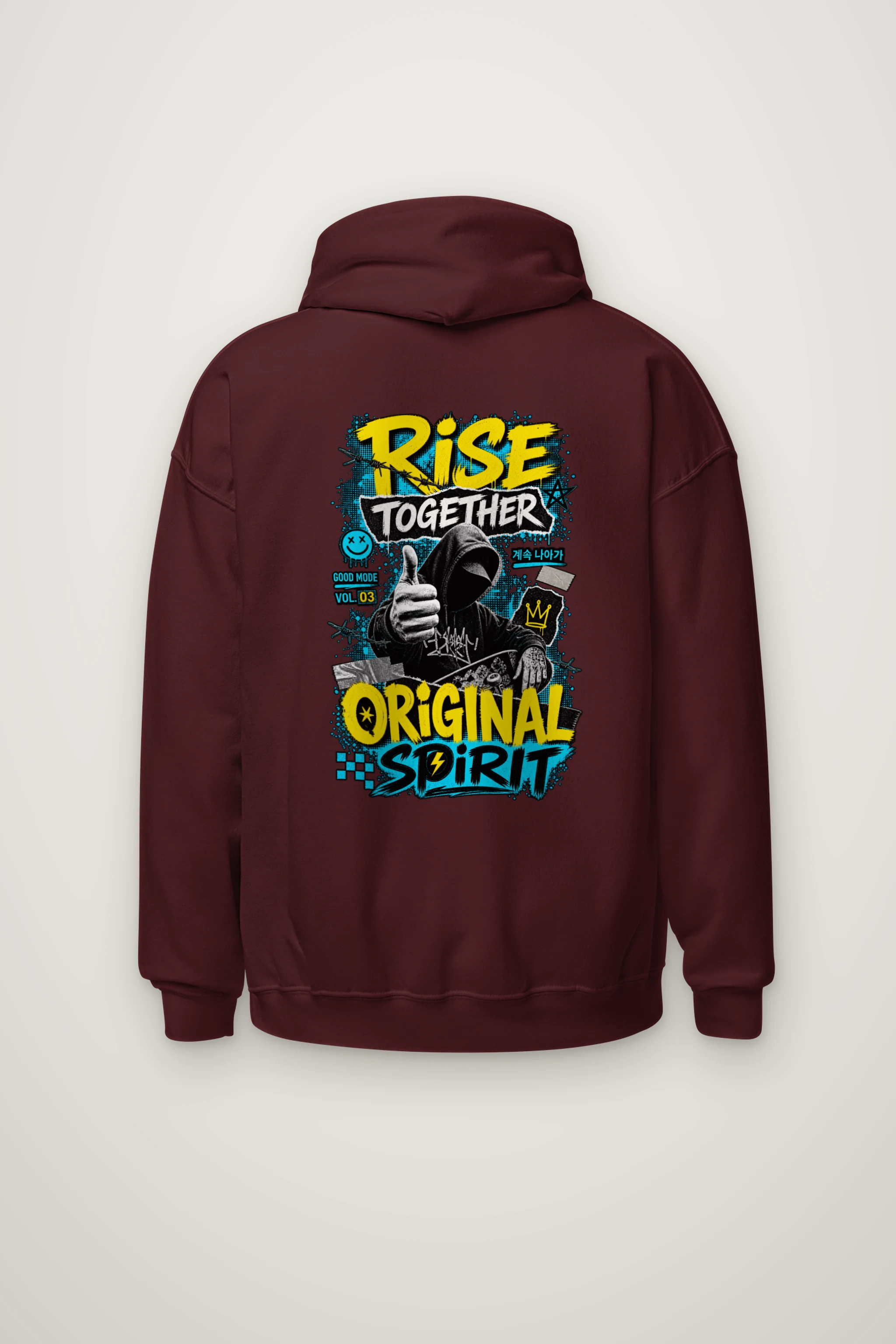"Rise Together" Heavy Blend Unisex Pullover Hoodie