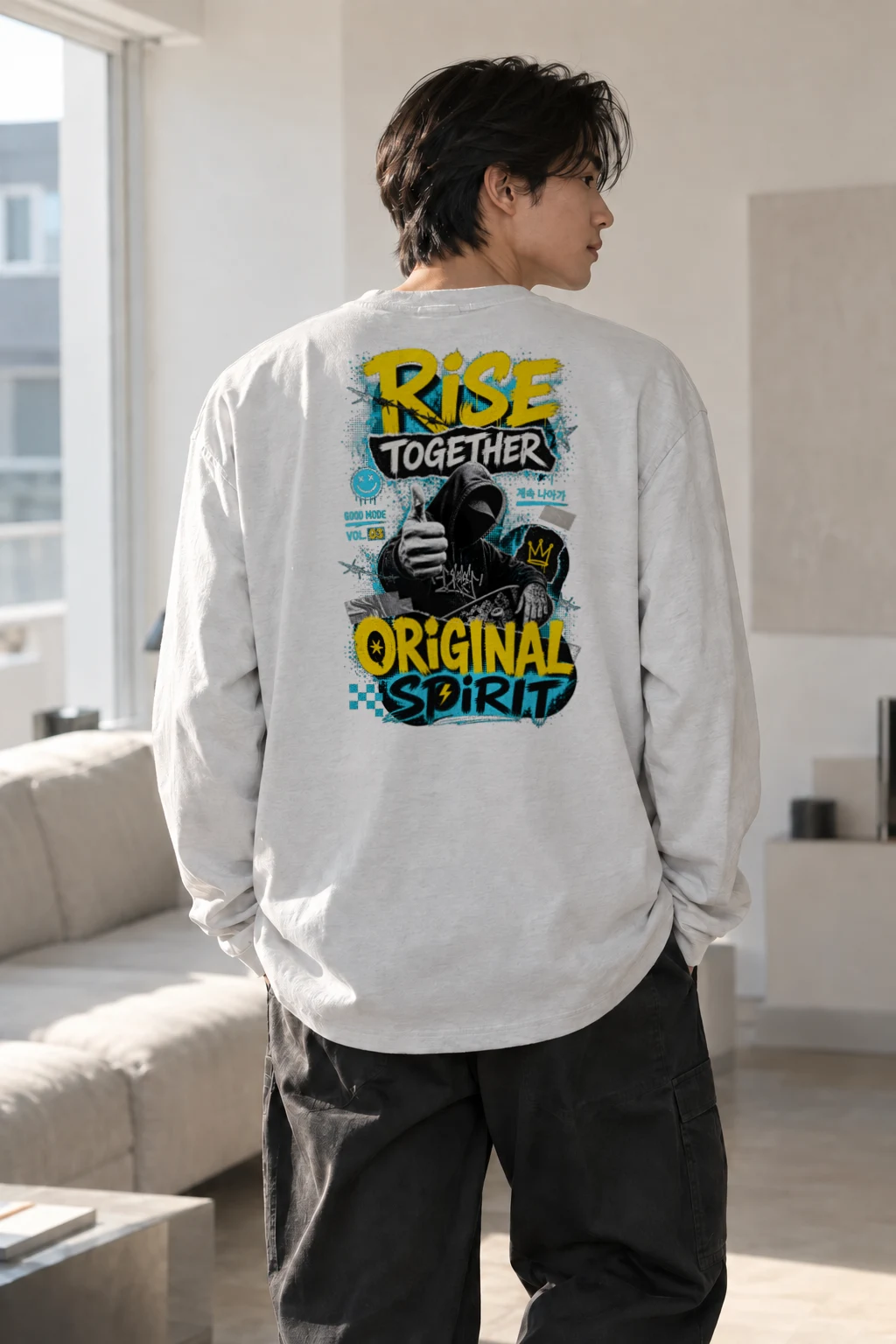 "Rise Together" Unisex Longsleeve T-shirt | Gildan 2400