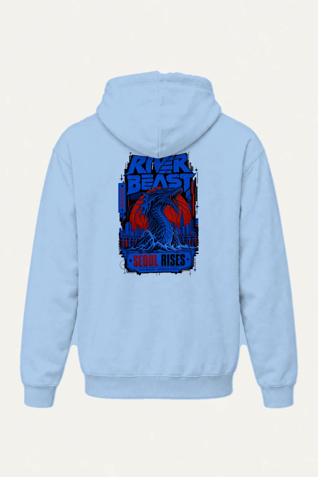 "River Beast" Heavy Blend Unisex Pullover Hoodie | Gildan 18500