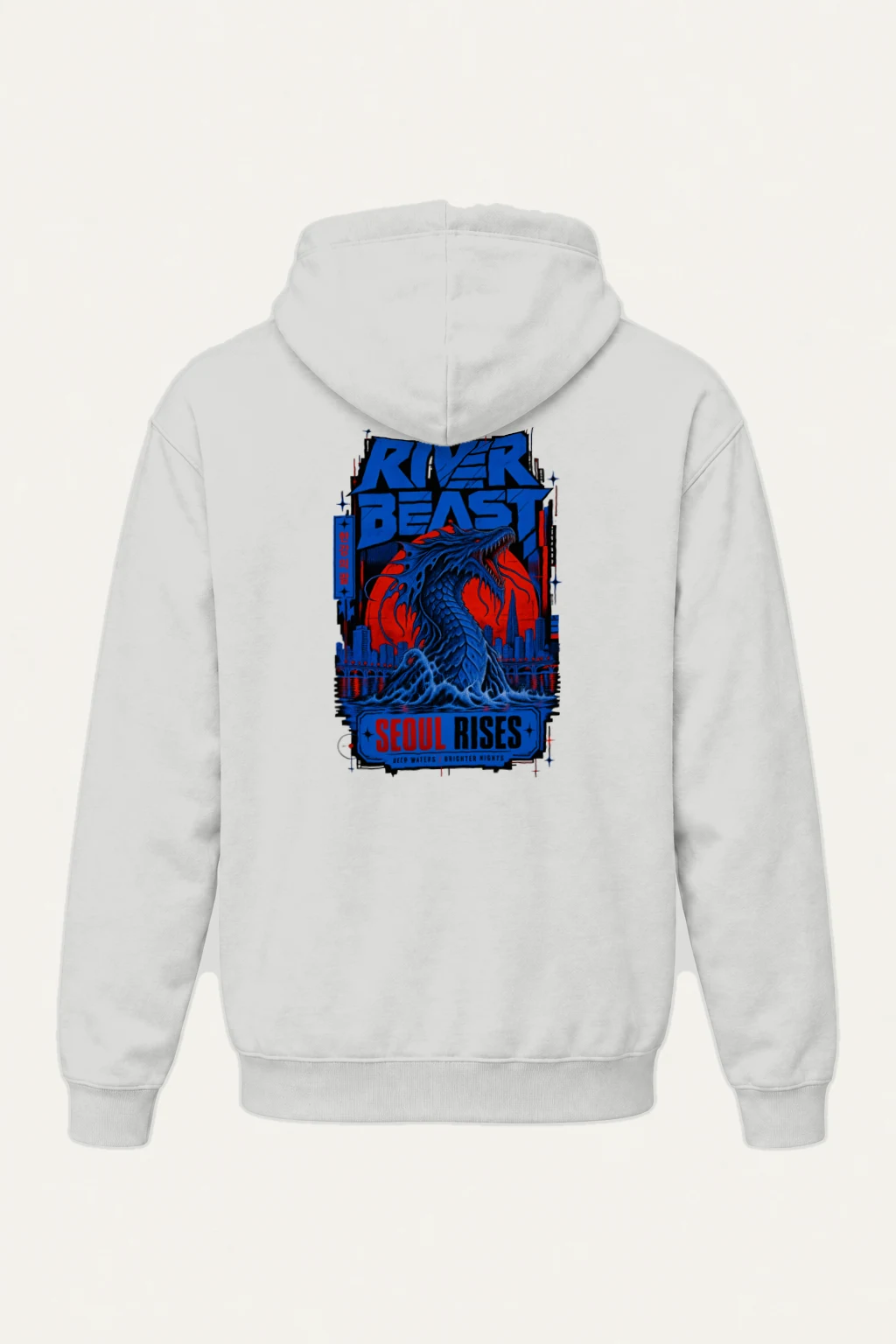 "River Beast" Heavy Blend Unisex Pullover Hoodie | Gildan 18500