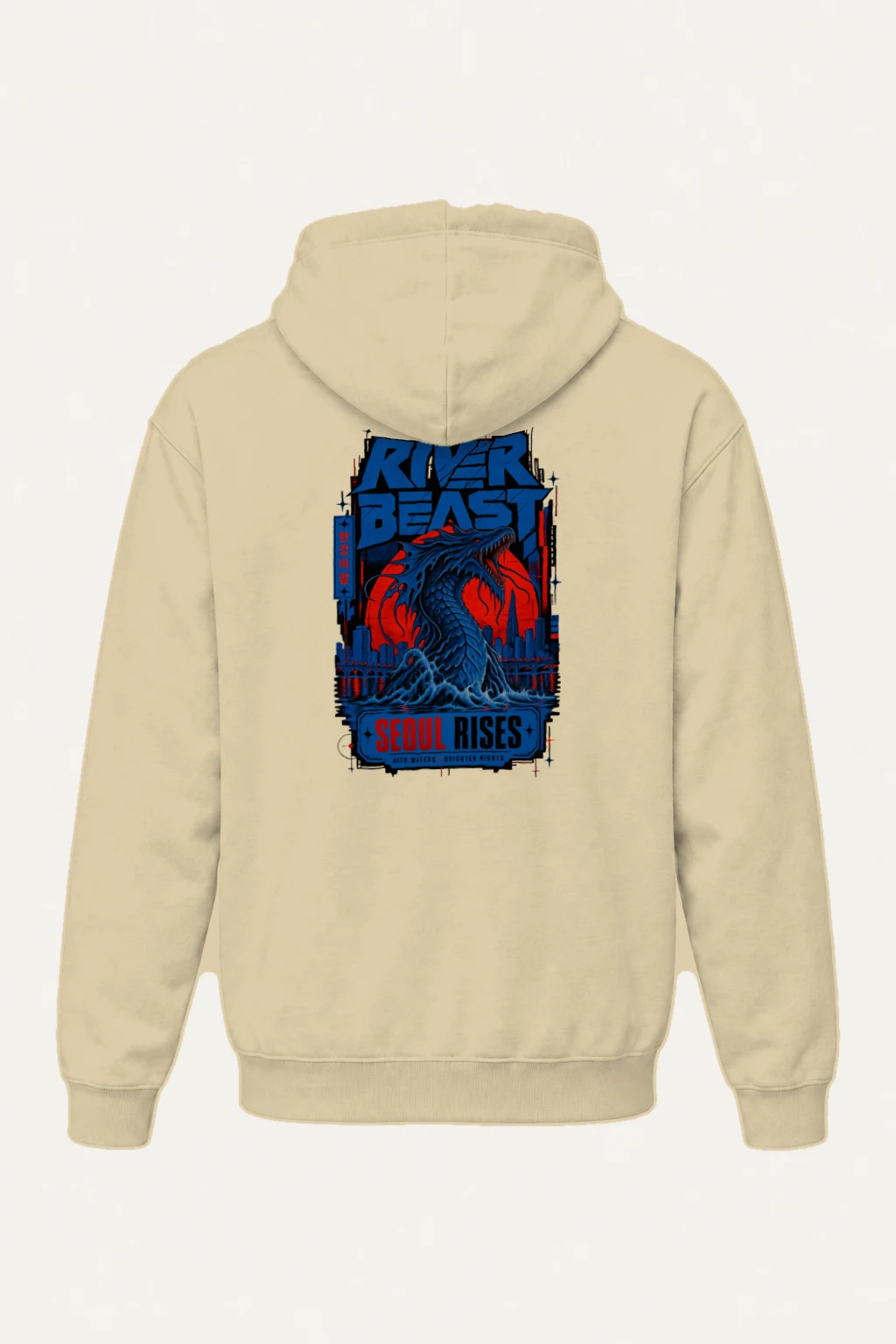 "River Beast" Heavy Blend Unisex Pullover Hoodie | Gildan 18500