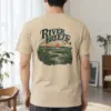 "River Breeze" Heavyweight Unisex Crewneck T-shirt | Gildan 5000