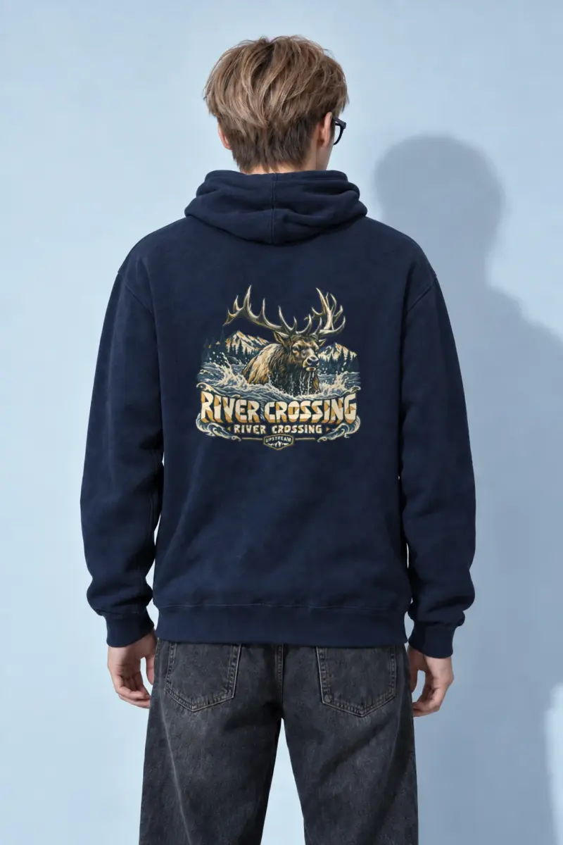 "River Crossing" Heavy Blend Unisex Pullover Hoodie
