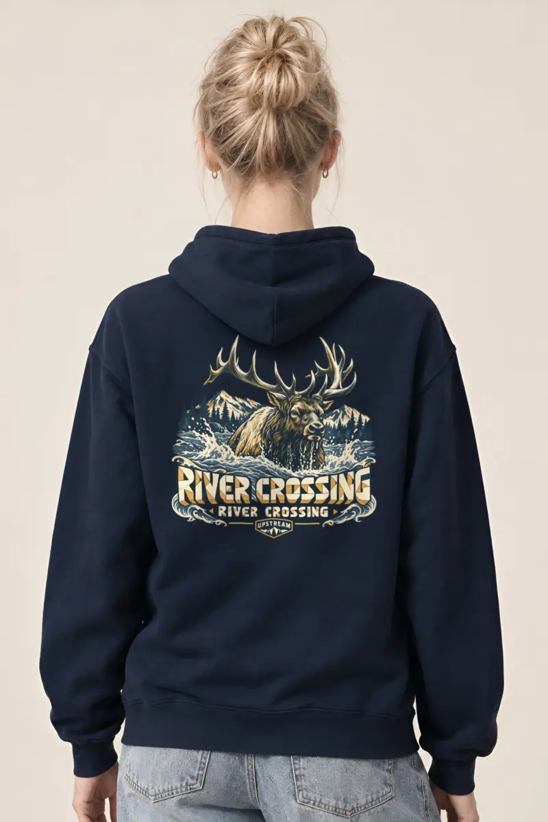 "River Crossing" Heavy Blend Unisex Pullover Hoodie