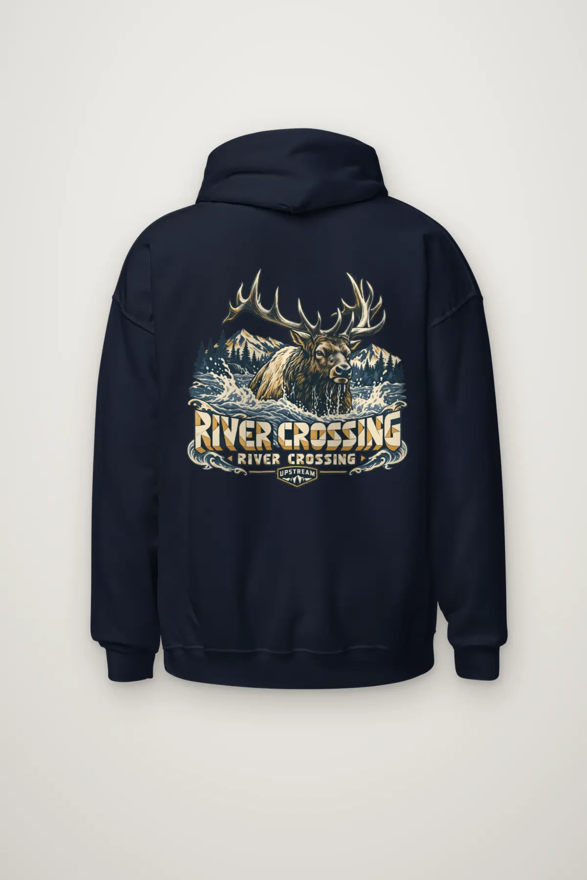 "River Crossing" Heavy Blend Unisex Pullover Hoodie