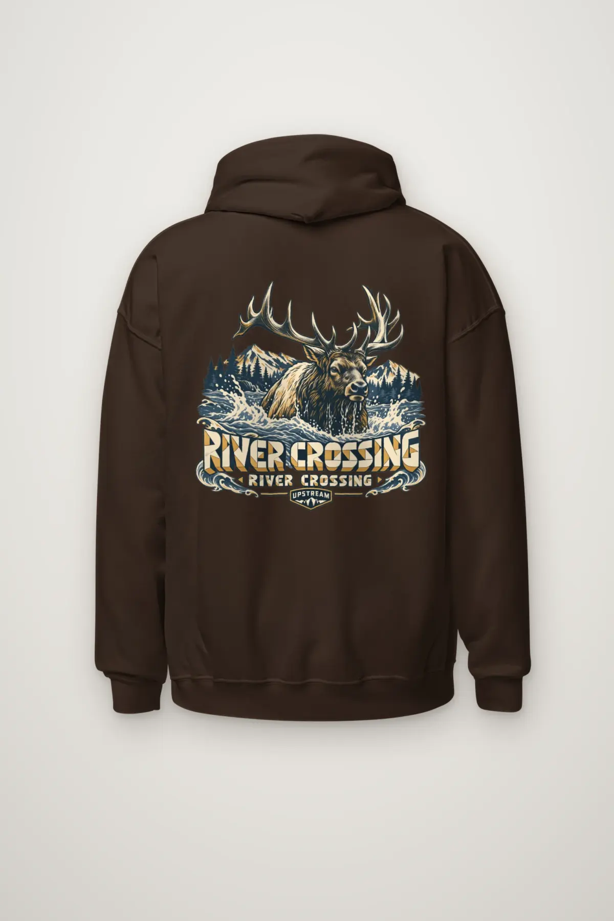 "River Crossing" Heavy Blend Unisex Pullover Hoodie