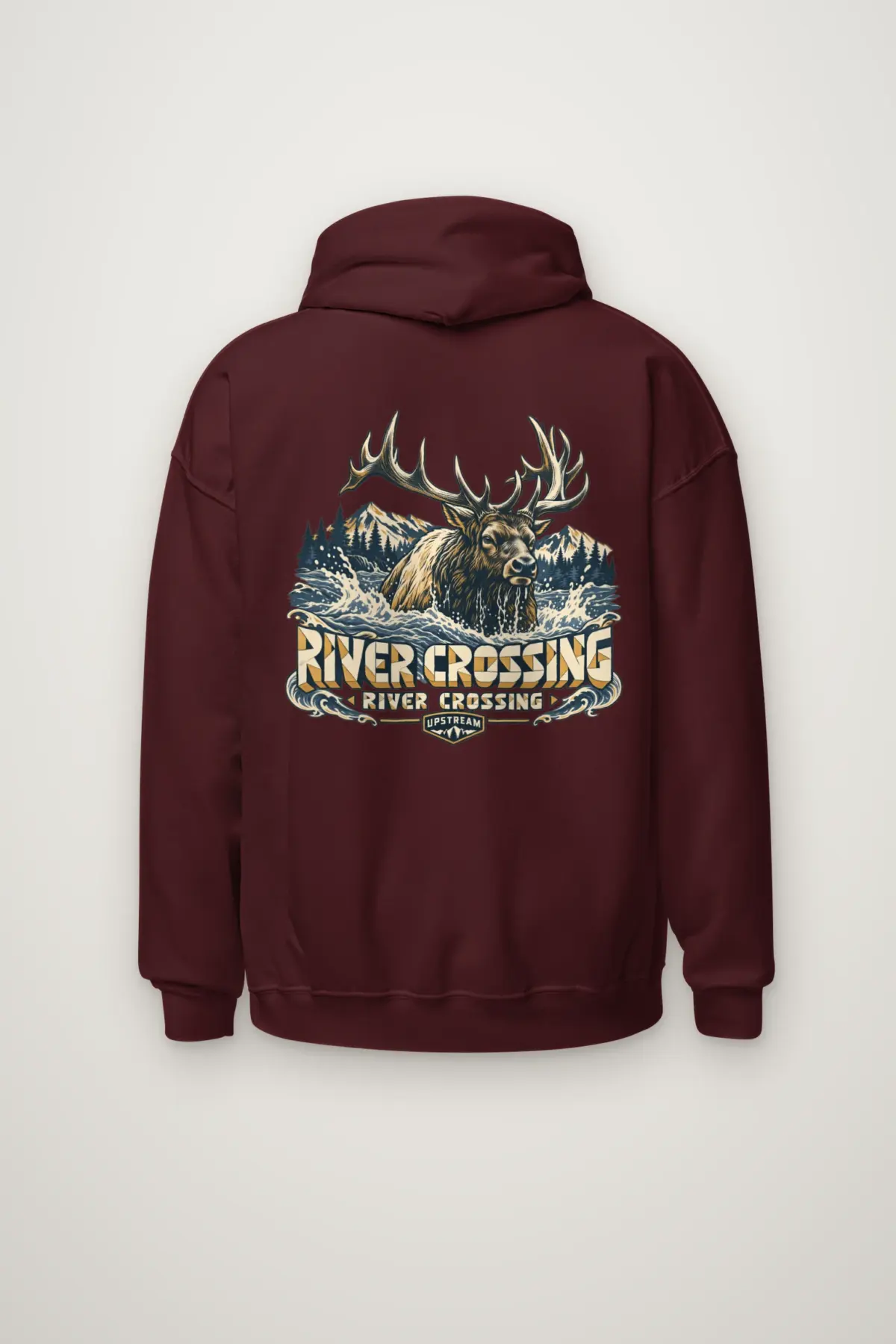 "River Crossing" Heavy Blend Unisex Pullover Hoodie