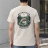 "Riverbound Angler" Heavyweight Unisex Crewneck T-shirt