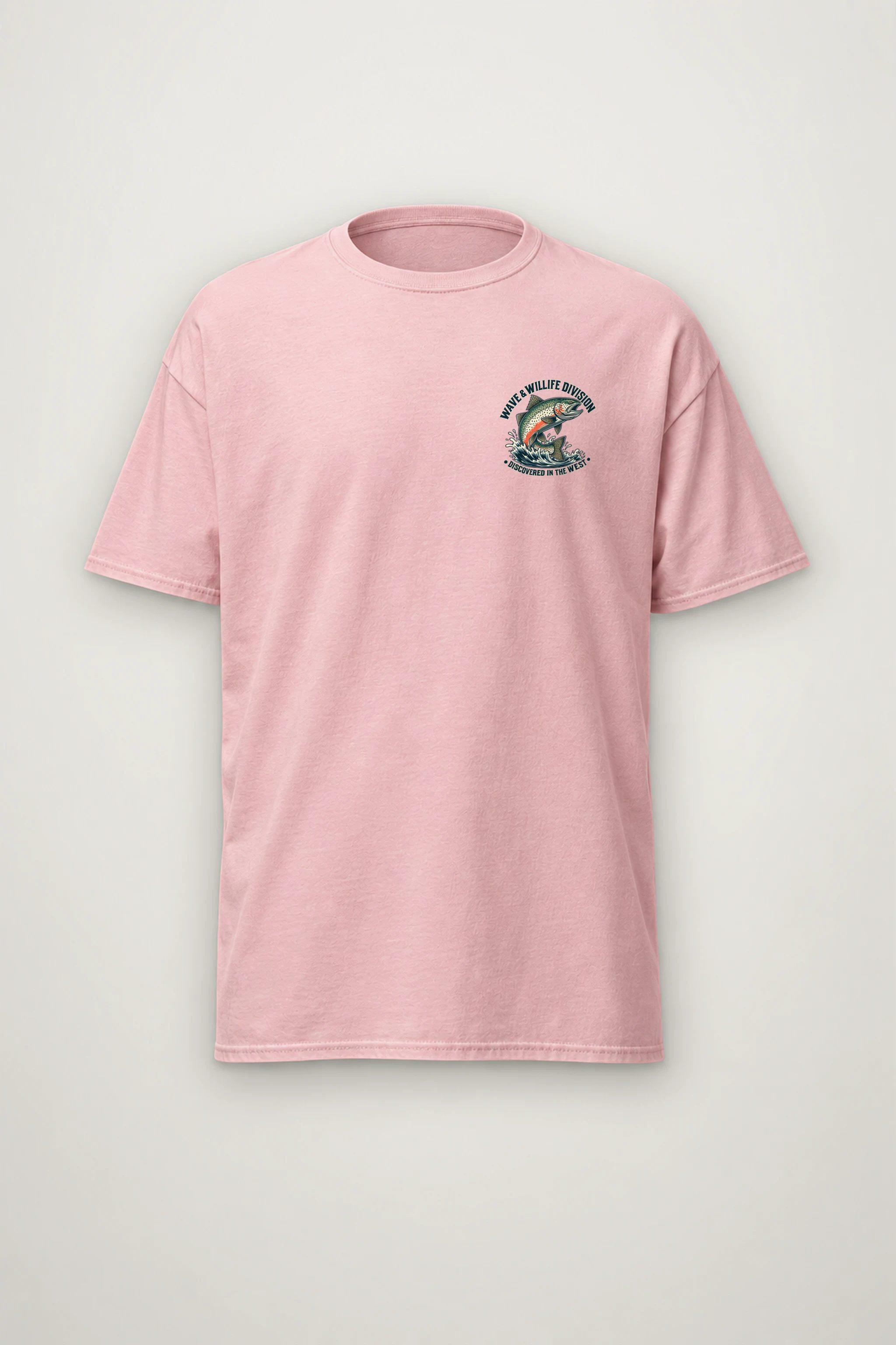 "Riverbound Angler" Heavyweight Unisex Crewneck T-shirt
