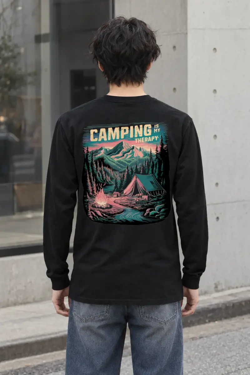 "Riverside Camp Days" Unisex Longsleeve T-shirt