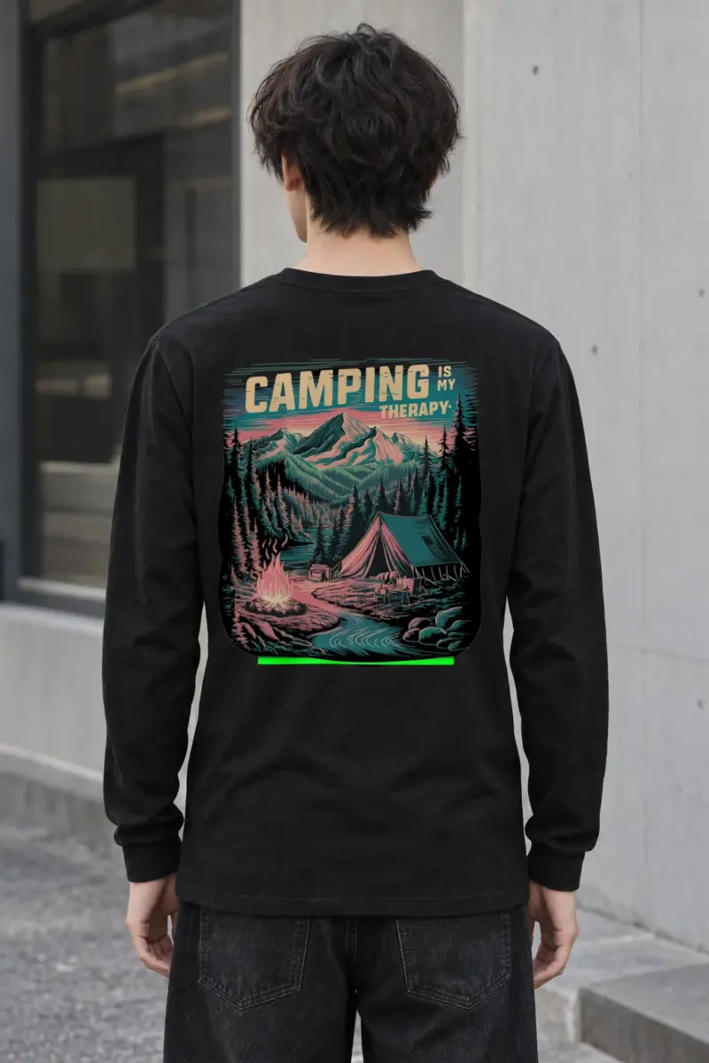 "Riverside Camp Days" Unisex Longsleeve T-shirt | Gildan 2400