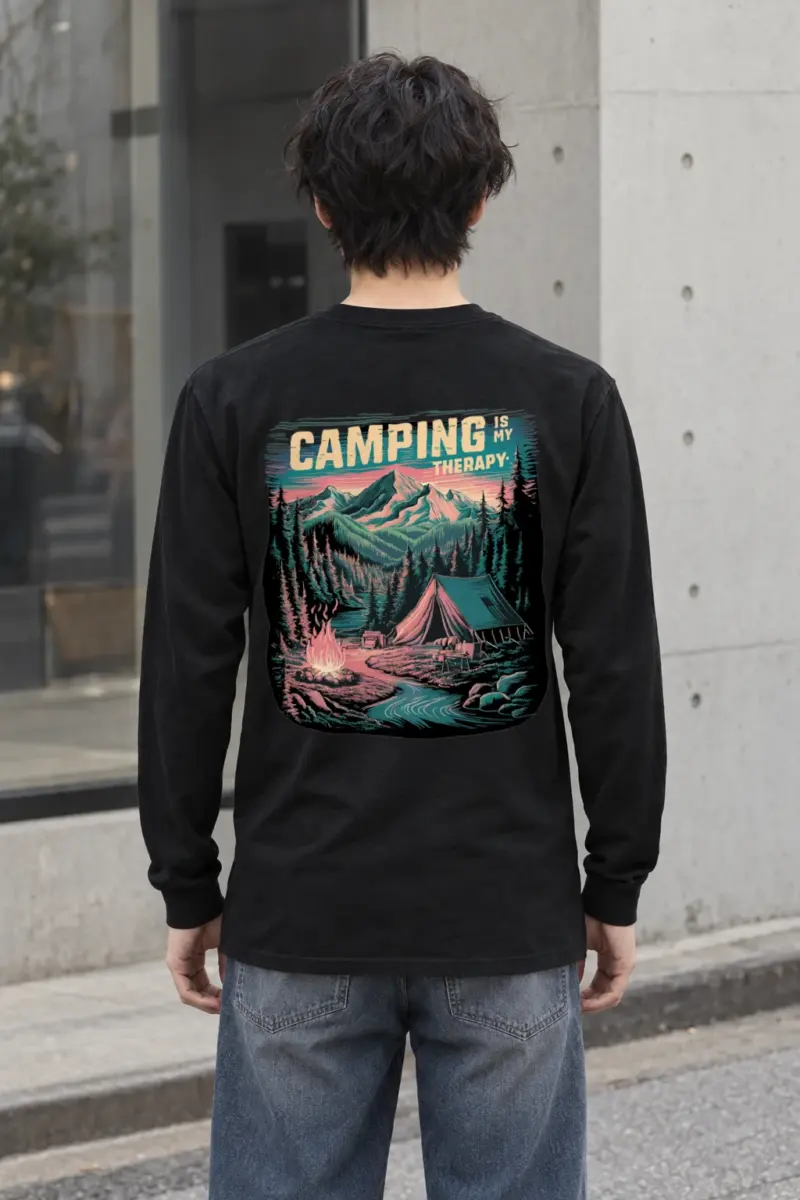 "Riverside Camp Days" Unisex Longsleeve T-shirt