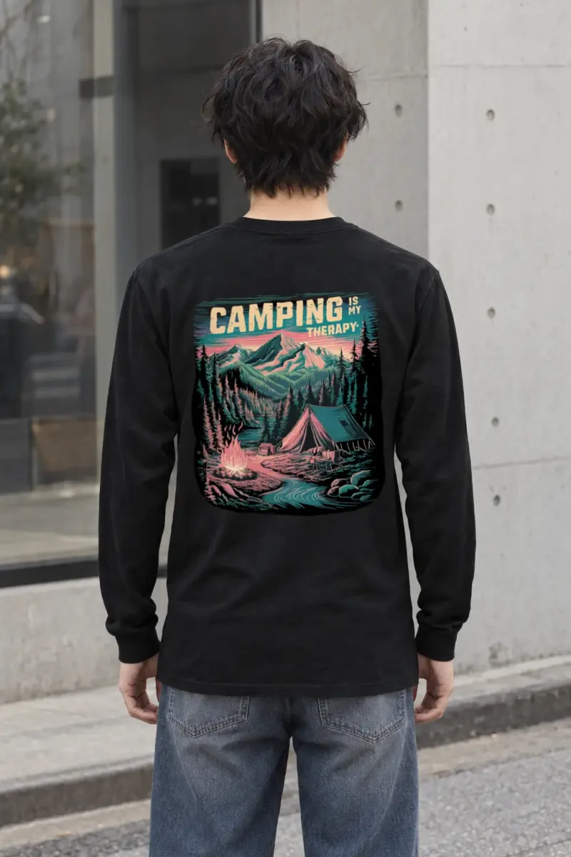 "Riverside Camp Days" Unisex Longsleeve T-shirt