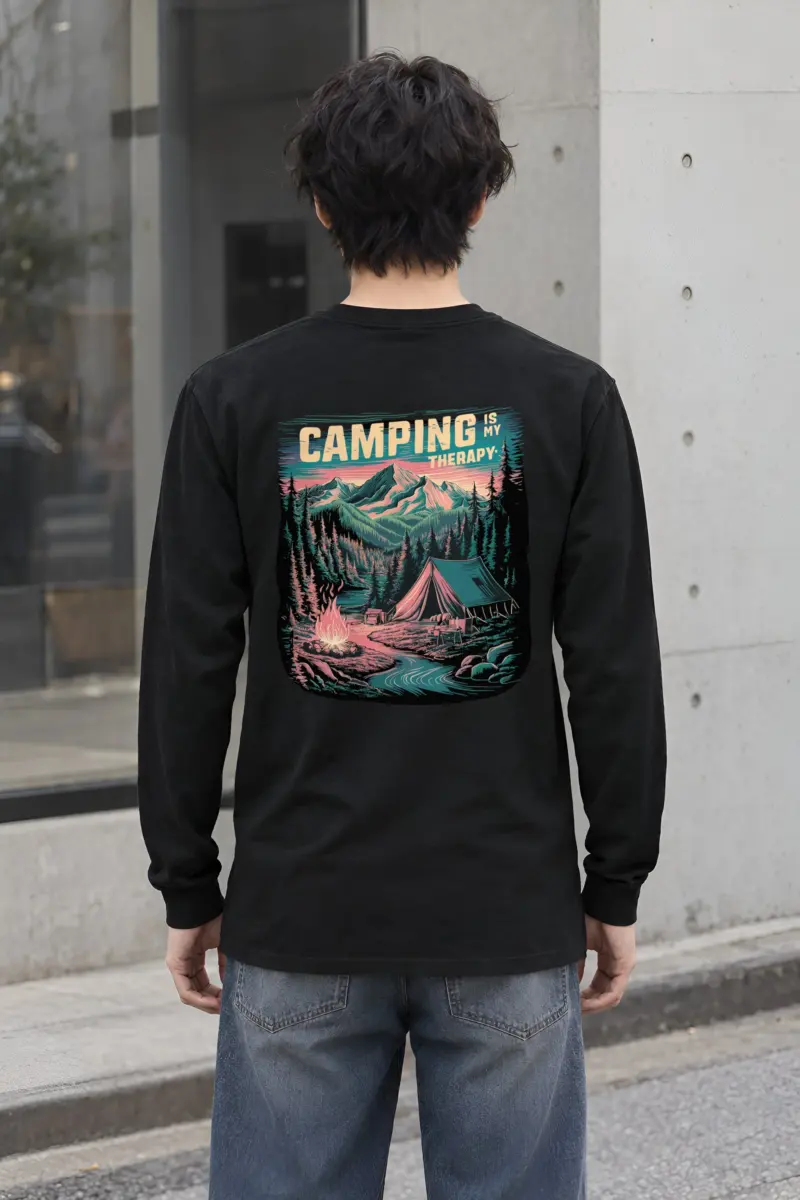 "Riverside Camp Days" Unisex Longsleeve T-shirt