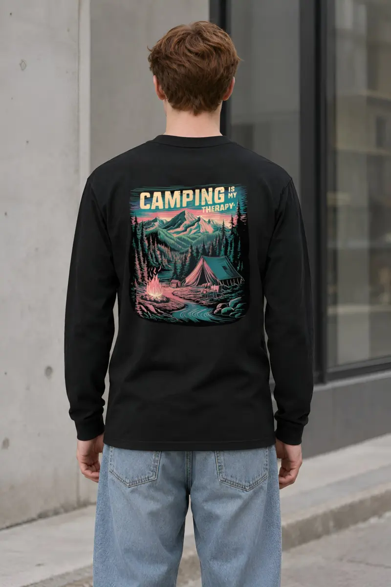 "Riverside Camp Days" Unisex Longsleeve T-shirt
