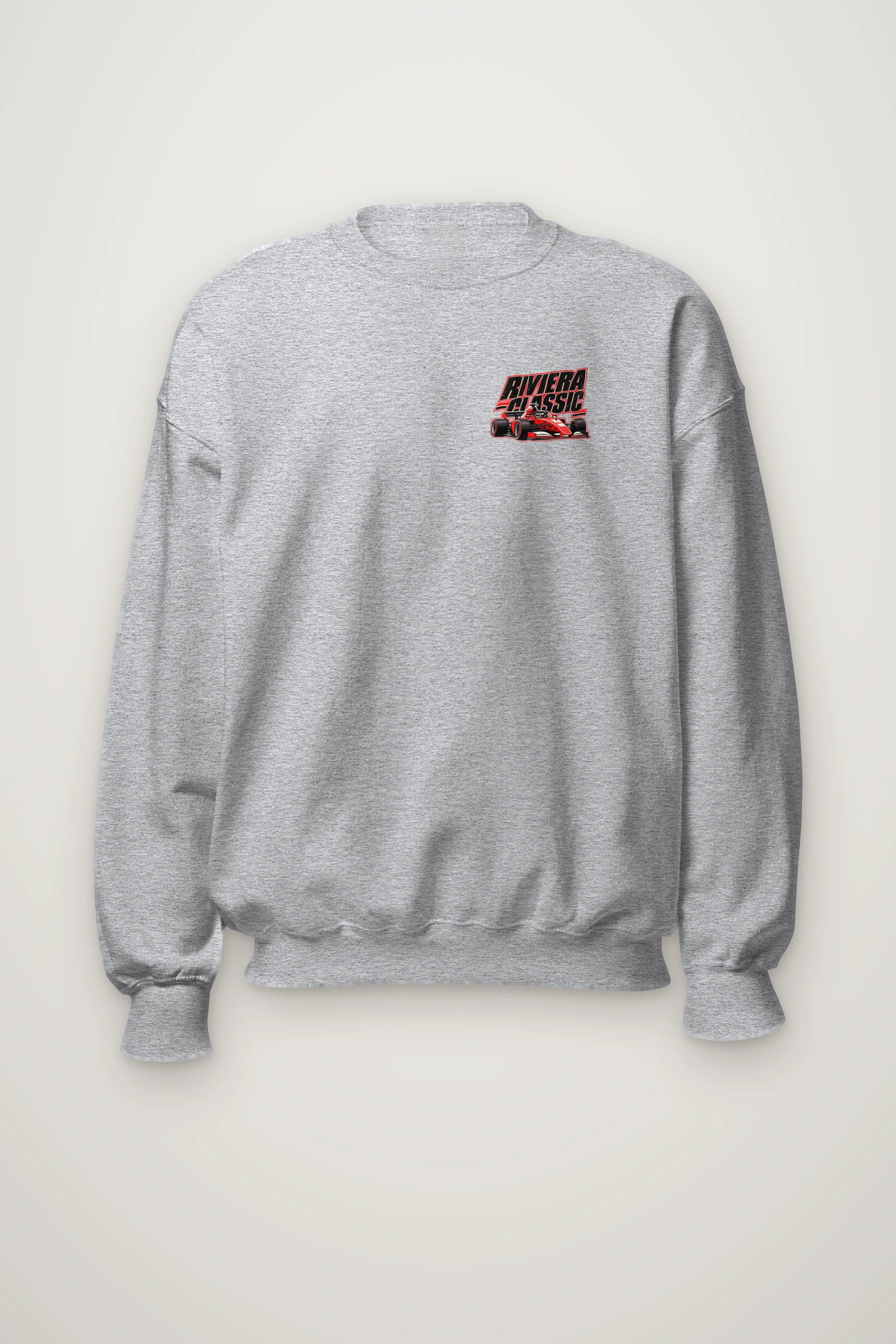 "Riviera Classic Circuit" Heavy Blend Unisex Crewneck Sweatshirt