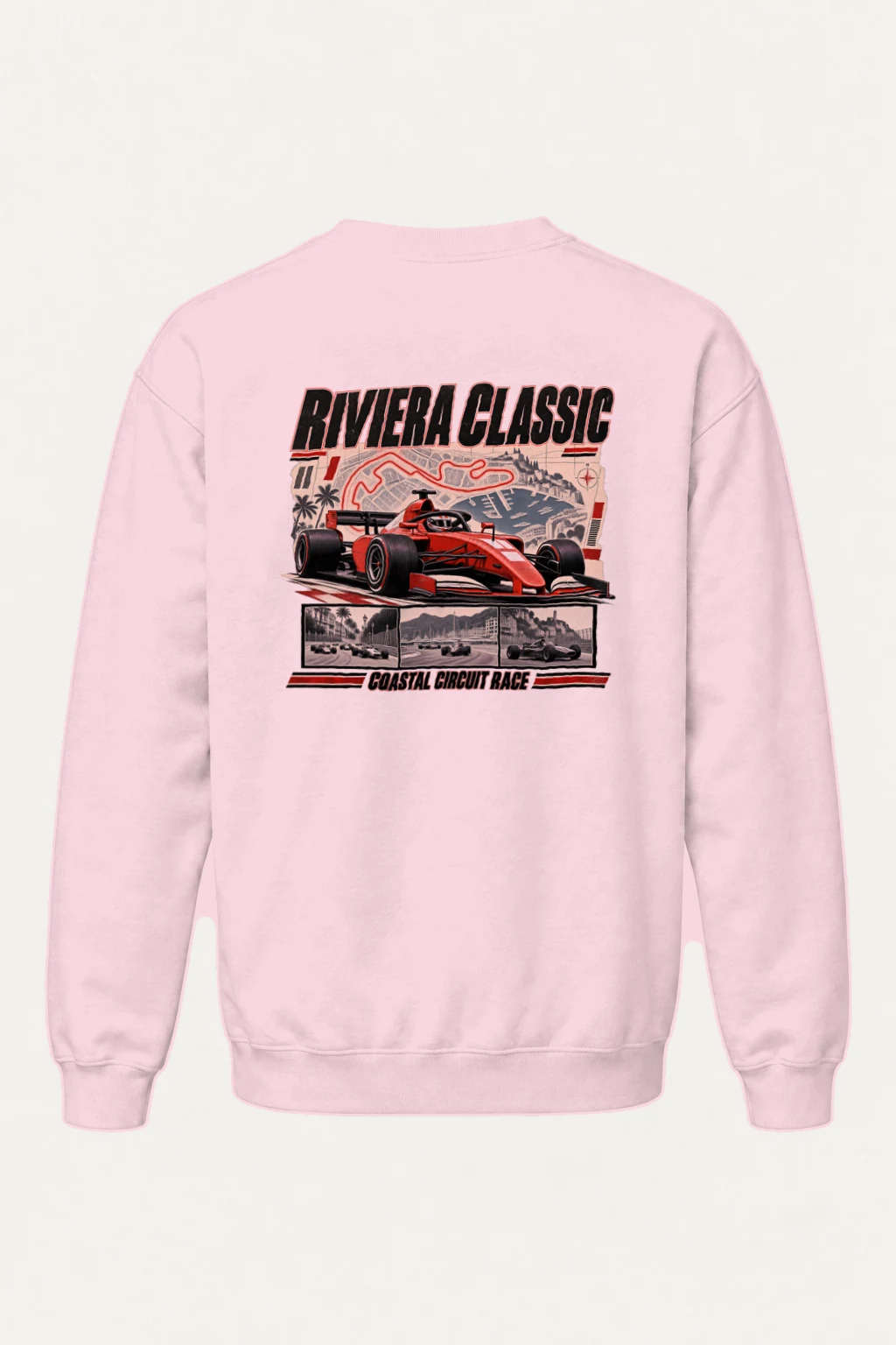 "Riviera Classic Circuit" Heavy Blend Unisex Crewneck Sweatshirt | Gildan 18000