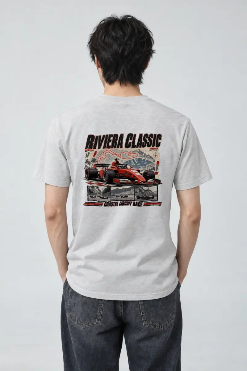 "Riviera Classic" Heavyweight Unisex Crewneck T-shirt
