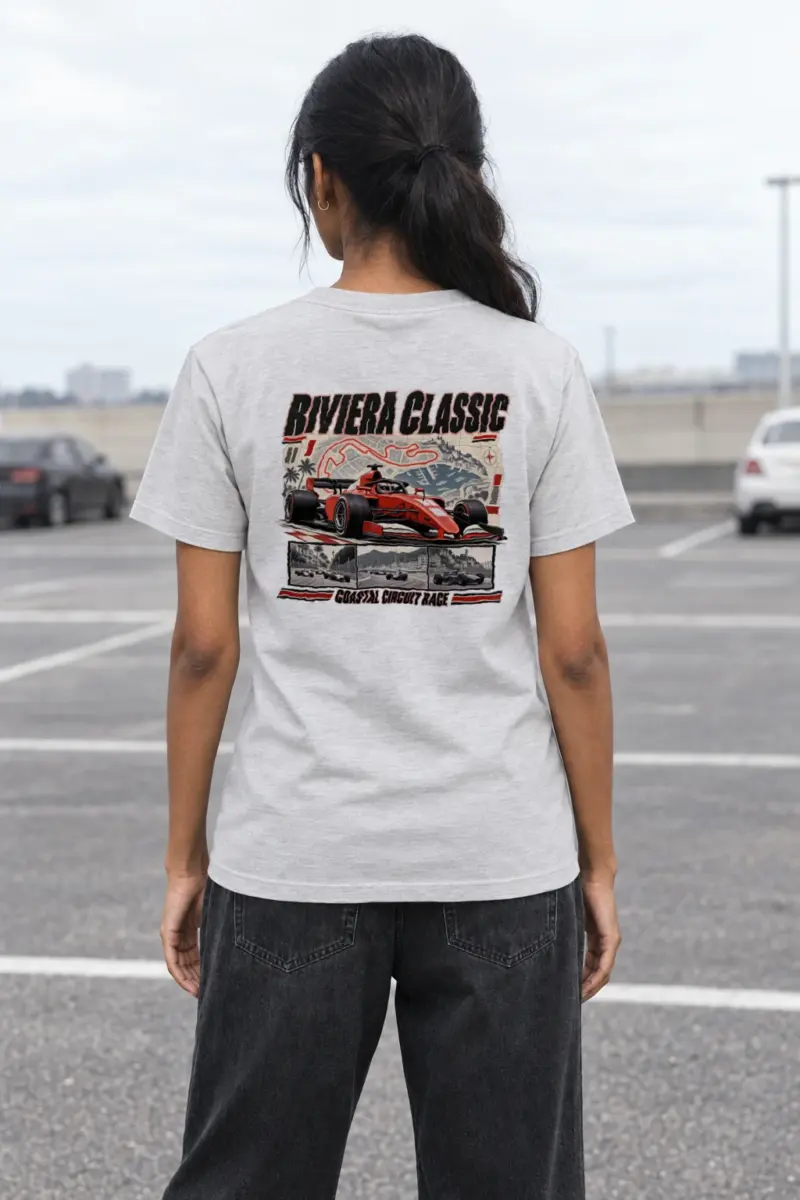 "Riviera Classic" Heavyweight Unisex Crewneck T-shirt | Gildan 5000