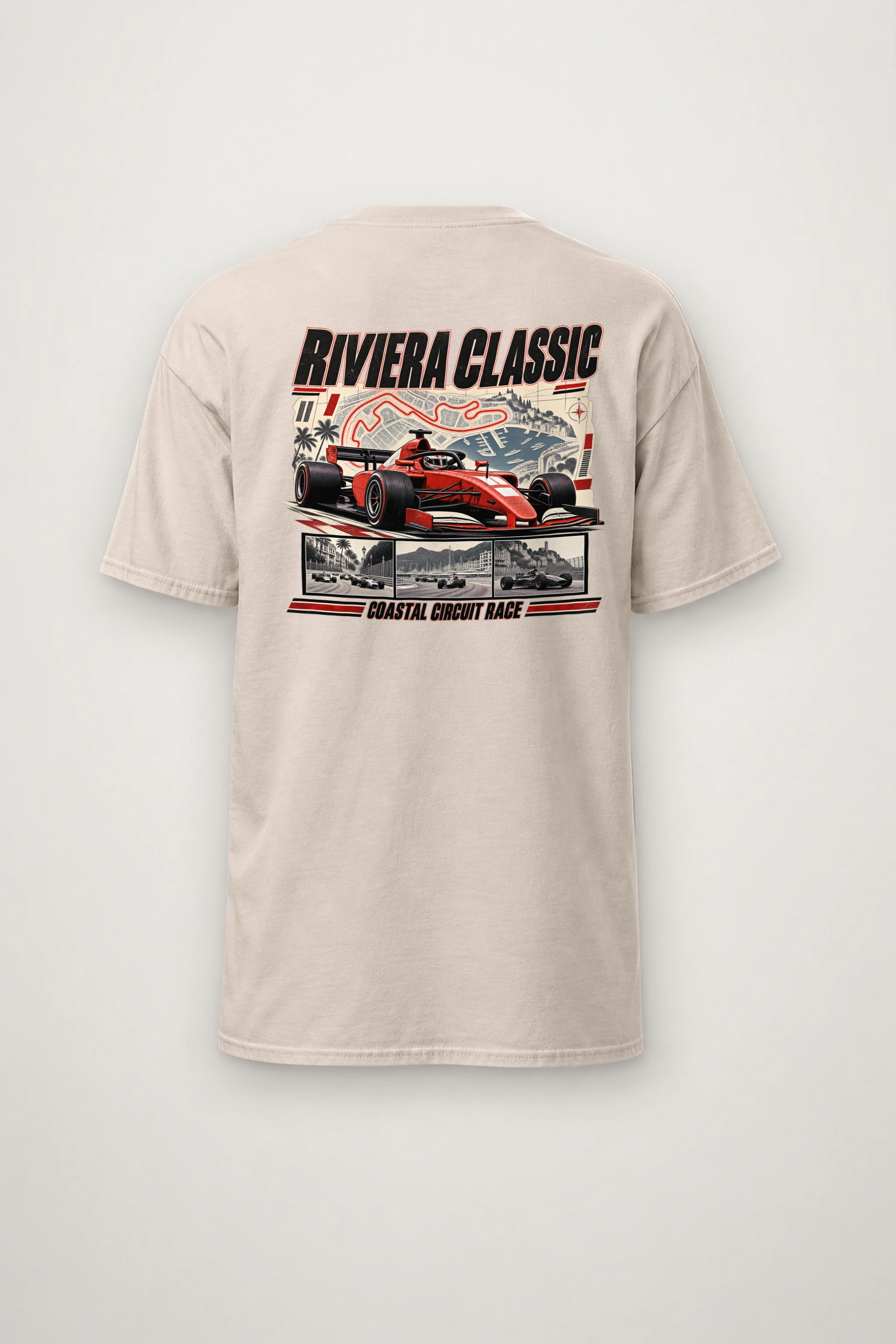 "Riviera Classic" Heavyweight Unisex Crewneck T-shirt