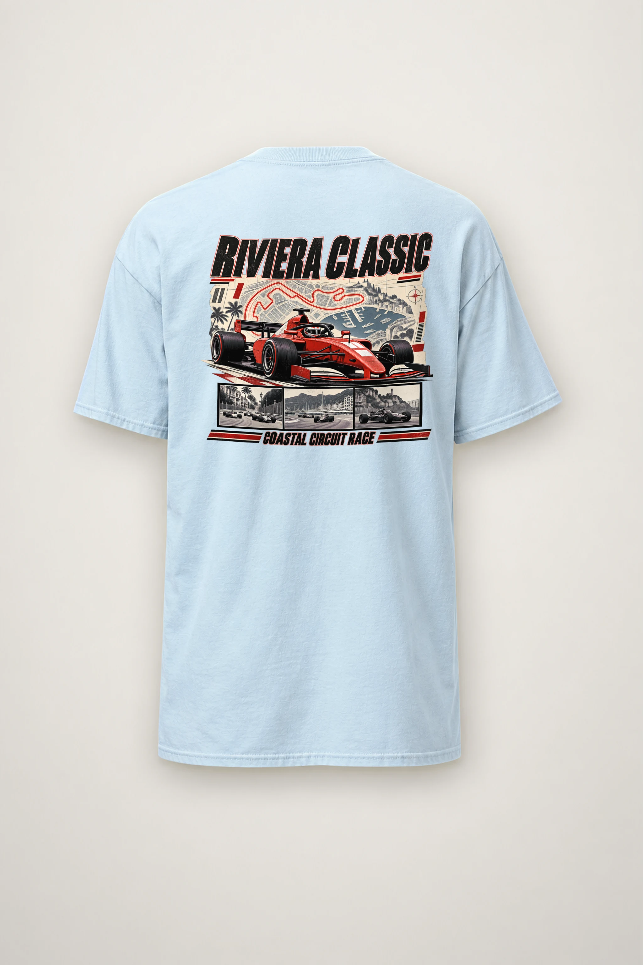 "Riviera Classic" Heavyweight Unisex Crewneck T-shirt