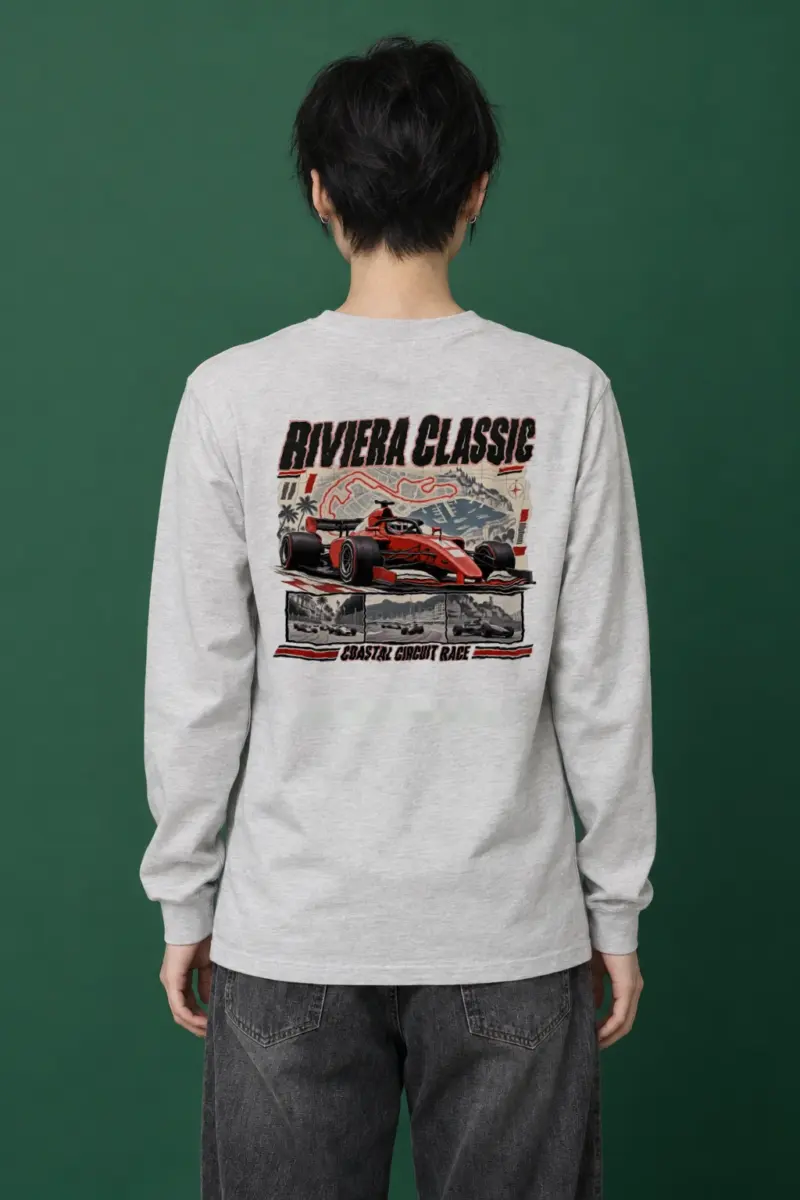 "Riviera Classic" Unisex Longsleeve T-shirt | Gildan 2400