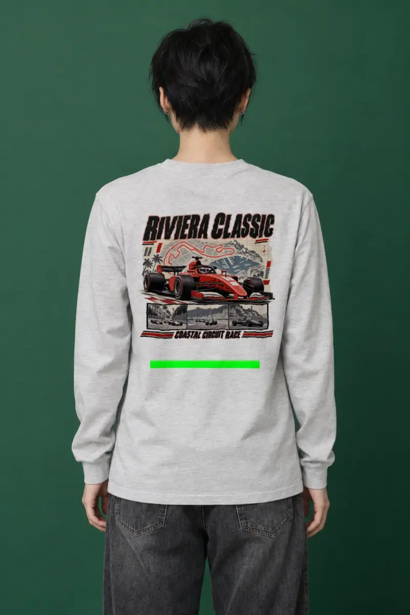 "Riviera Classic" Unisex Longsleeve T-shirt | Gildan 2400