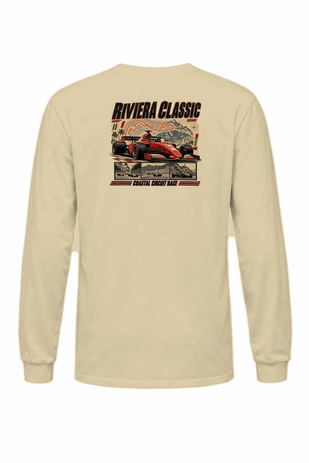 "Riviera Classic" Unisex Longsleeve T-shirt | Gildan 2400