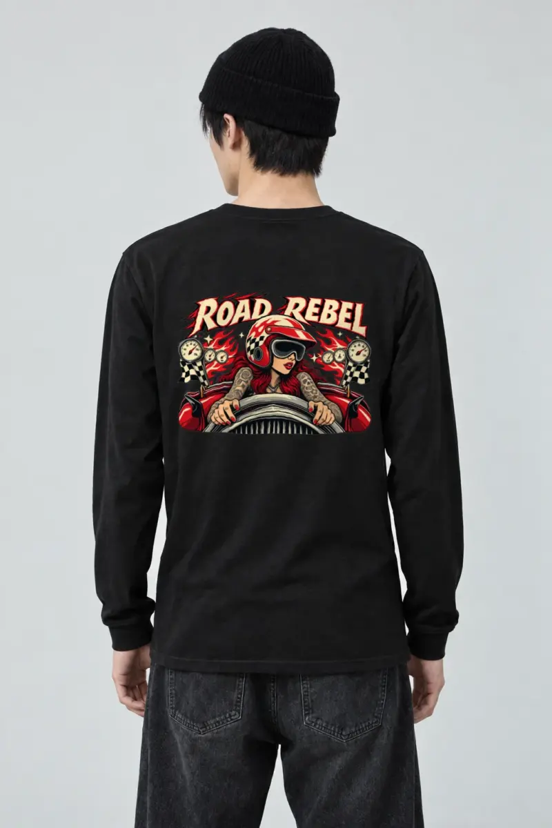 "Road Rebel" Unisex Longsleeve T-shirt