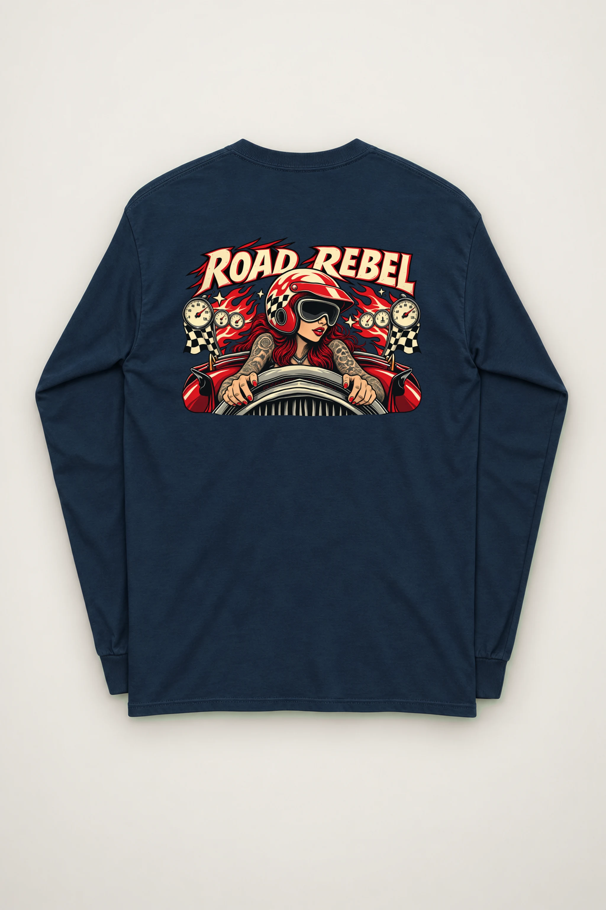 "Road Rebel" Unisex Longsleeve T-shirt